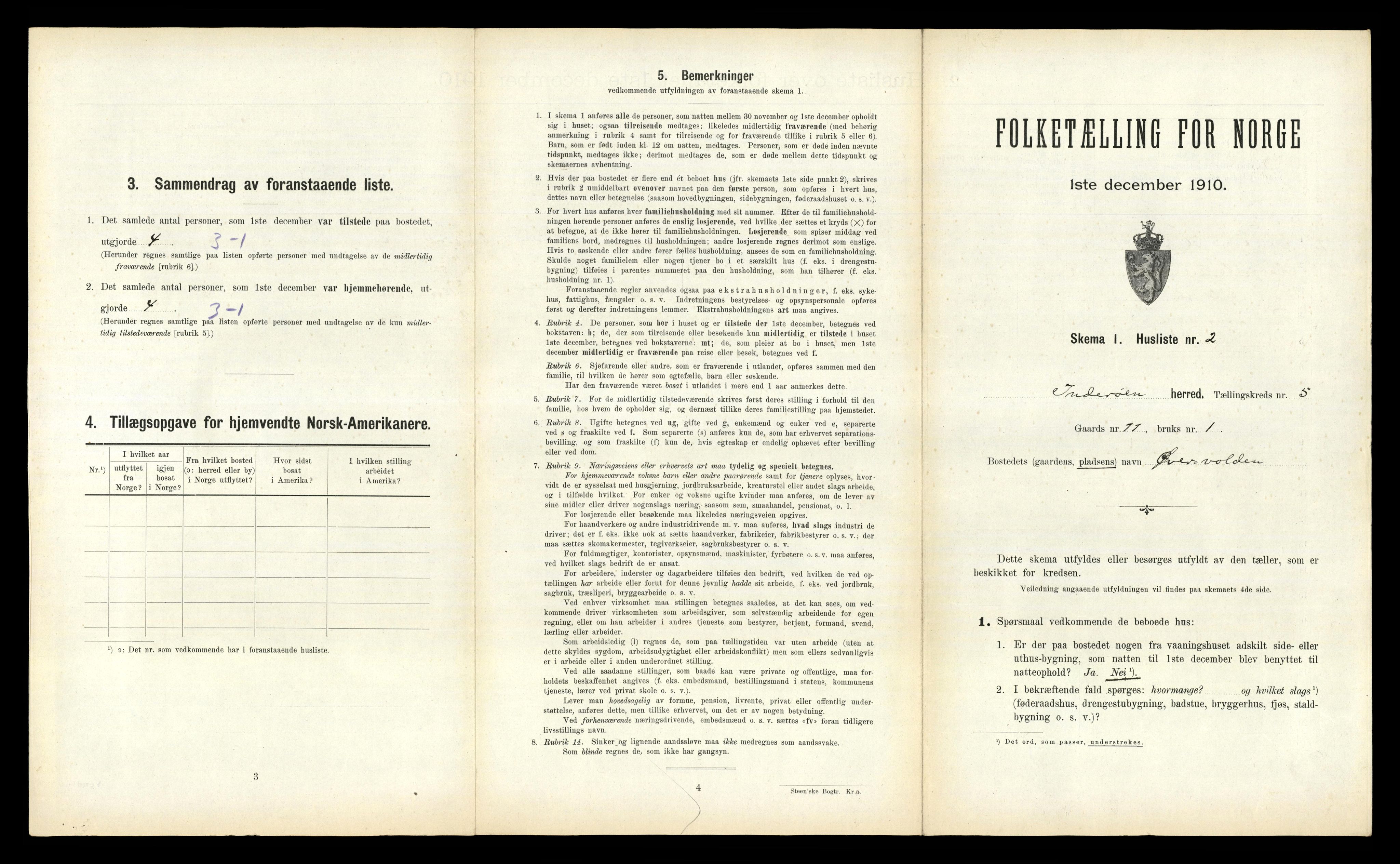 RA, Folketelling 1910 for 1729 Inderøy herred, 1910, s. 537