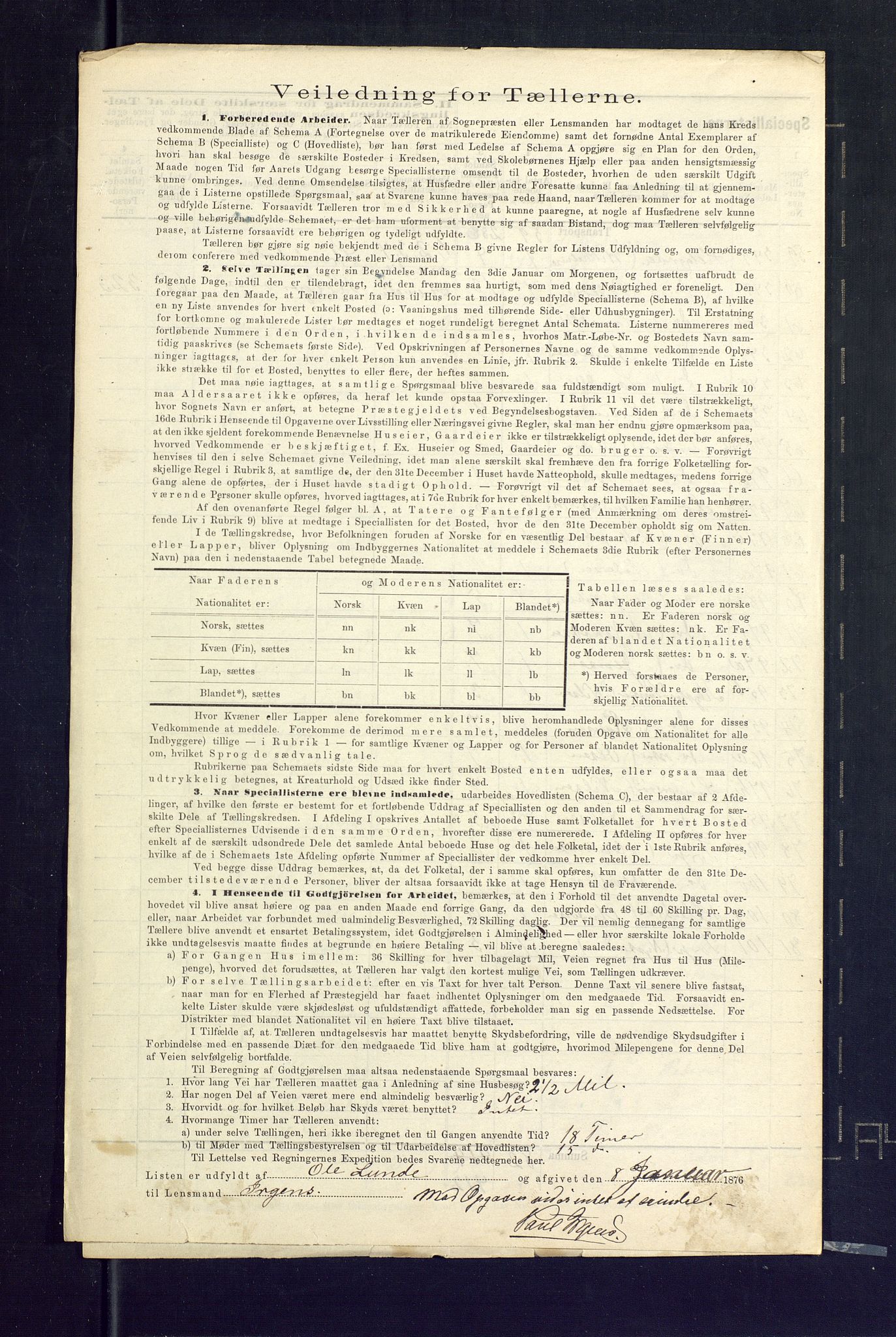 SAKO, Folketelling 1875 for 0726P Brunlanes prestegjeld, 1875, s. 45