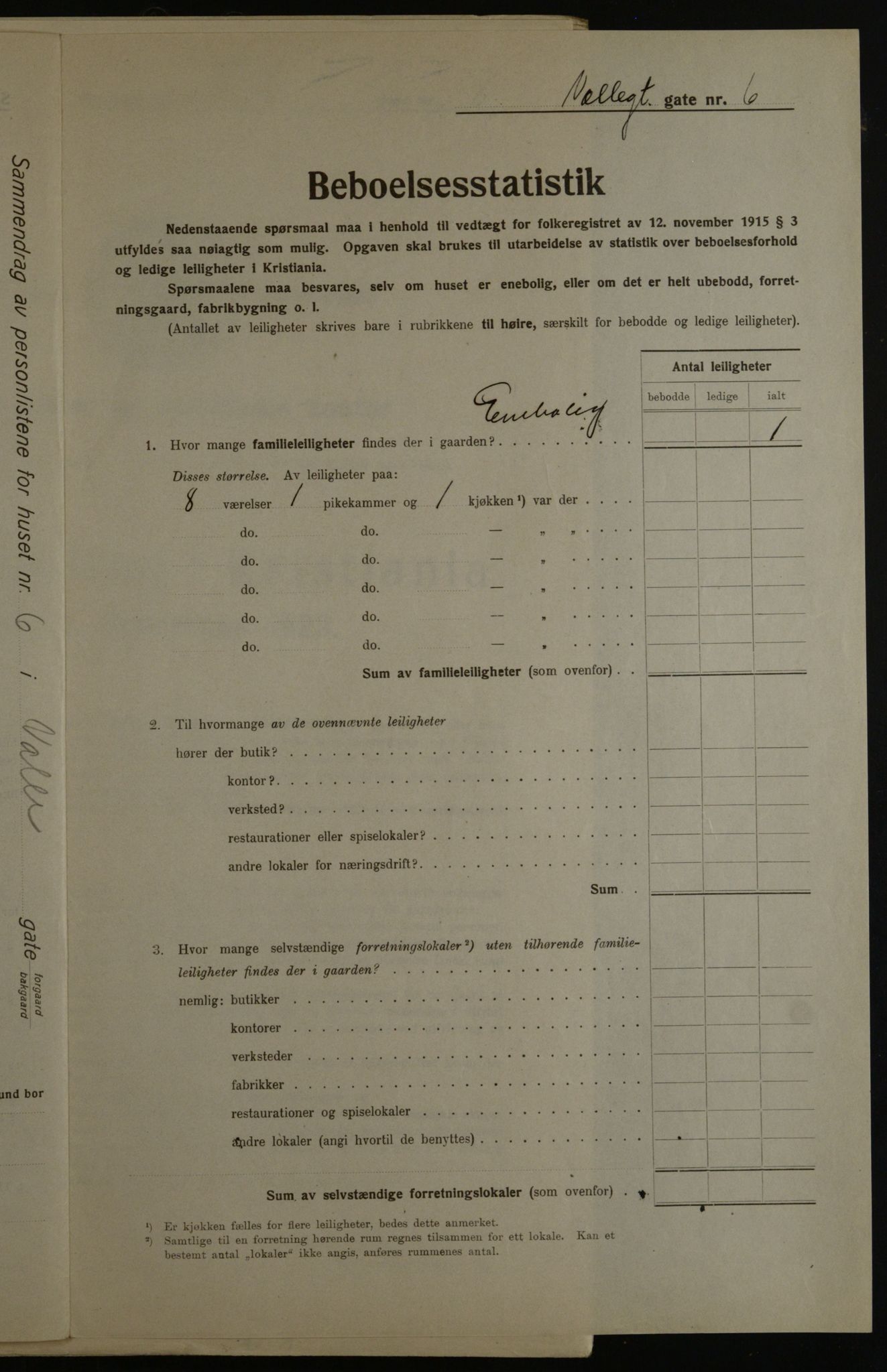 OBA, Kommunal folketelling 1.12.1923 for Kristiania, 1923, s. 134667