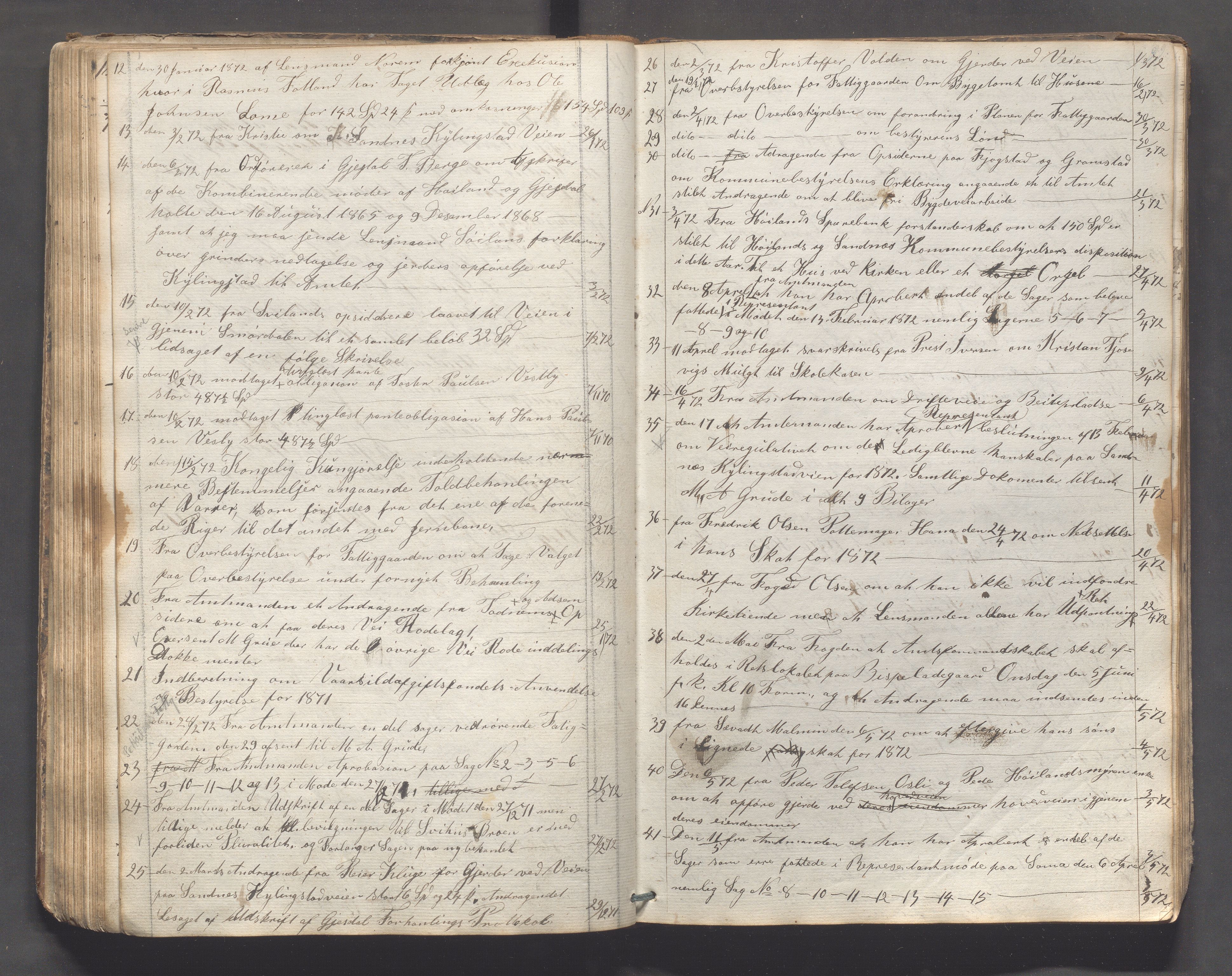 Høyland kommune - Formannskapet, IKAR/K-100046/C/L0001: Journal, 1838-1887, s. 99