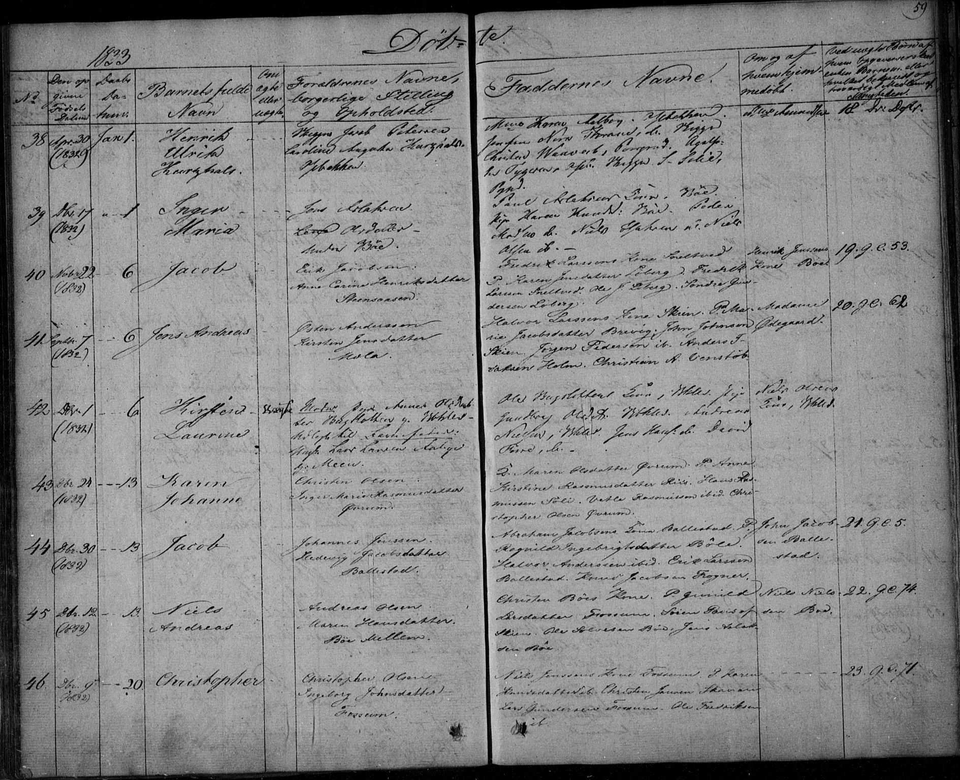 Gjerpen kirkebøker, AV/SAKO-A-265/F/Fa/L0006: Ministerialbok nr. I 6, 1829-1834, s. 59