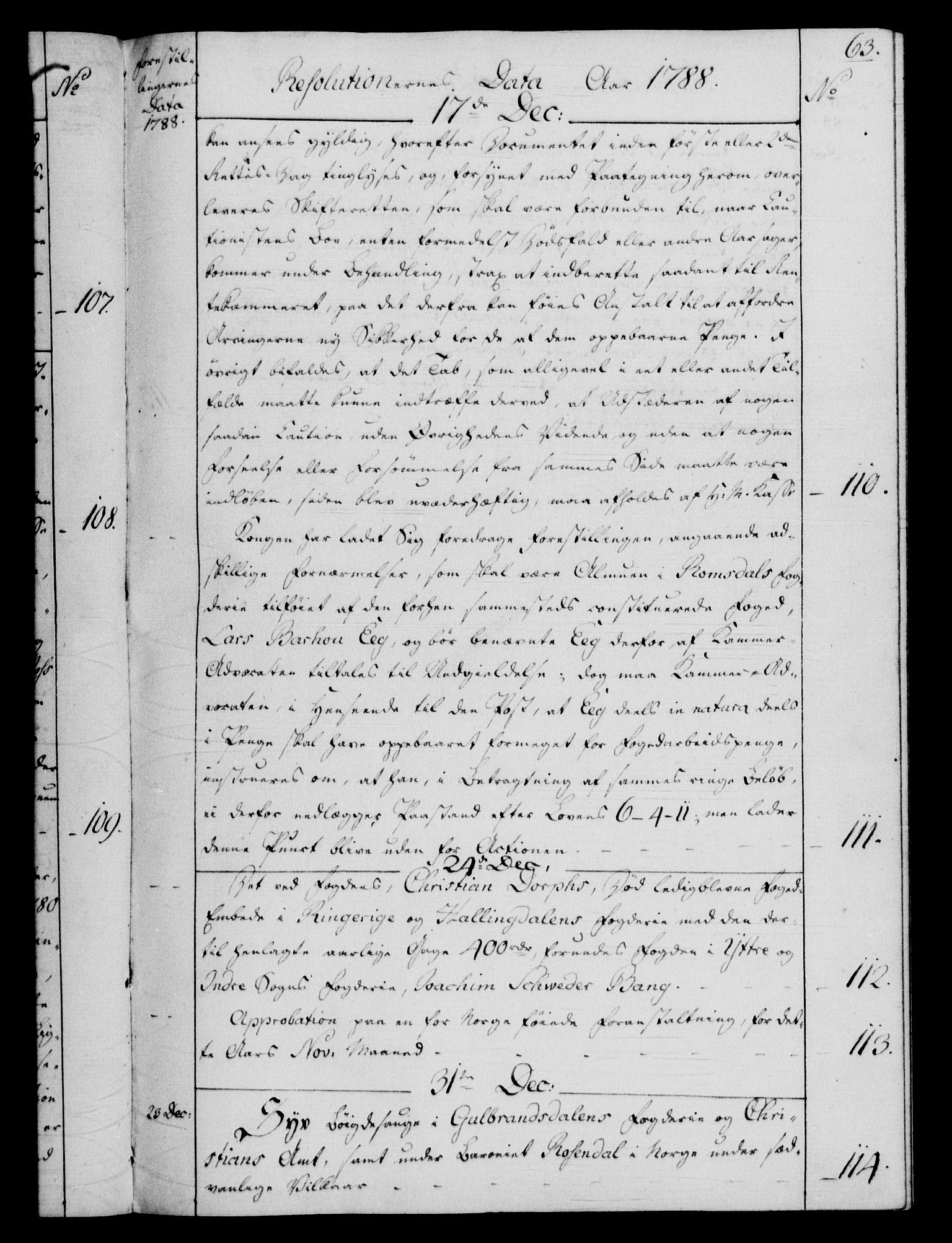 Rentekammeret, Kammerkanselliet, RA/EA-3111/G/Gf/Gfb/L0013: Register til norske relasjons- og resolusjonsprotokoller (merket RK 52.108), 1786-1793, s. 1063a