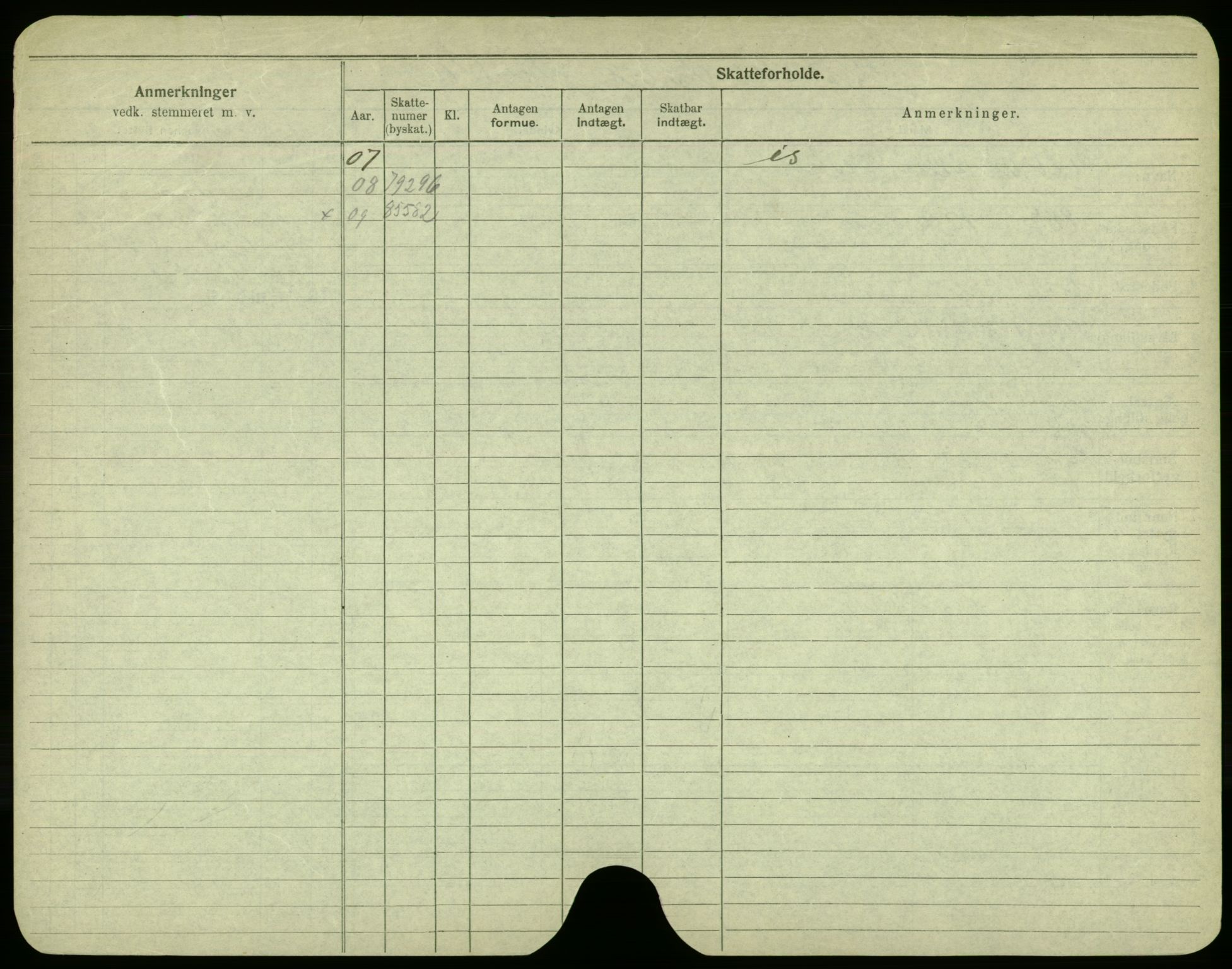 Oslo folkeregister, Registerkort, AV/SAO-A-11715/F/Fa/Fac/L0003: Menn, 1906-1914, s. 721b