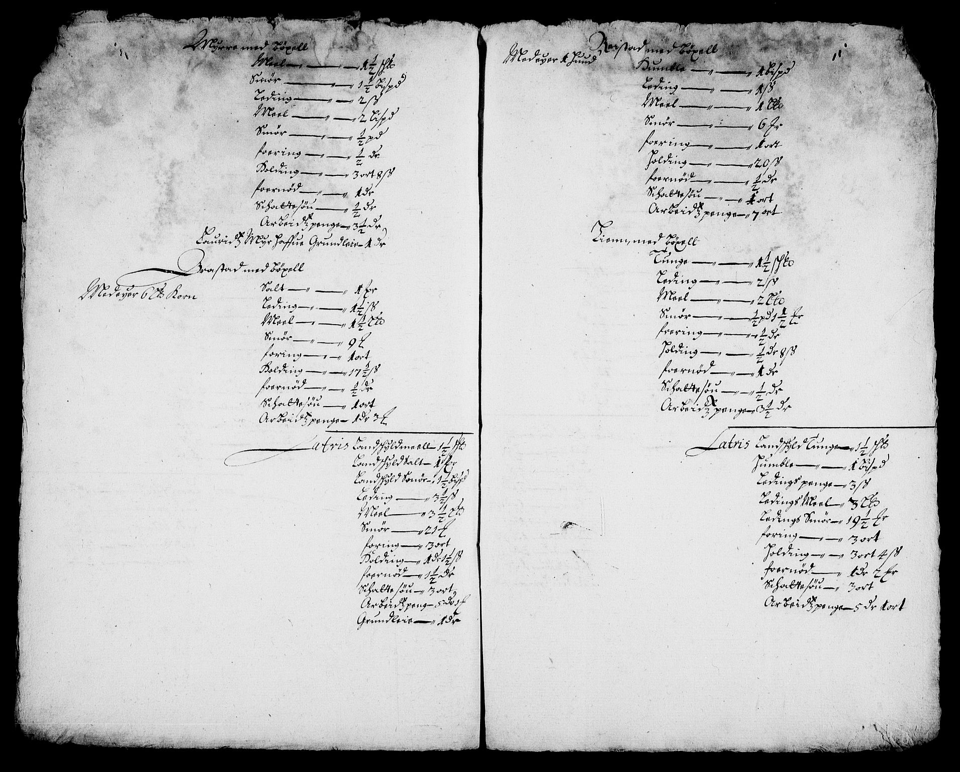 Rentekammeret inntil 1814, Realistisk ordnet avdeling, AV/RA-EA-4070/On/L0008: [Jj 9]: Jordebøker innlevert til kongelig kommisjon 1672: Hammar, Osgård, Sem med Skjelbred, Fossesholm, Fiskum og Ulland (1669-1672), Strøm (1658-u.d. og 1672-73) samt Svanøy gods i Sunnfjord (1657)., 1672, s. 351