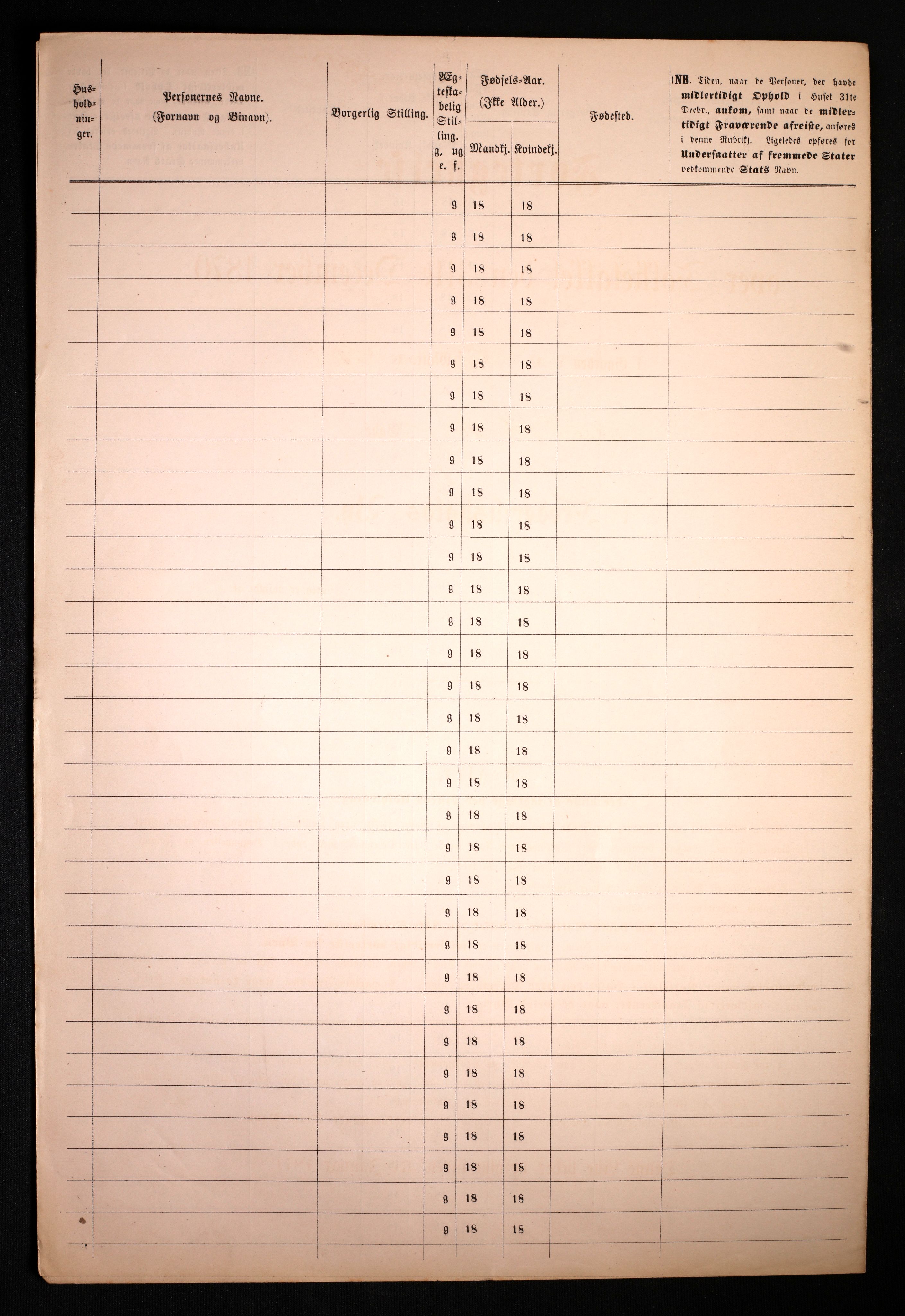 RA, Folketelling 1870 for 0101 Fredrikshald kjøpstad, 1870, s. 1837