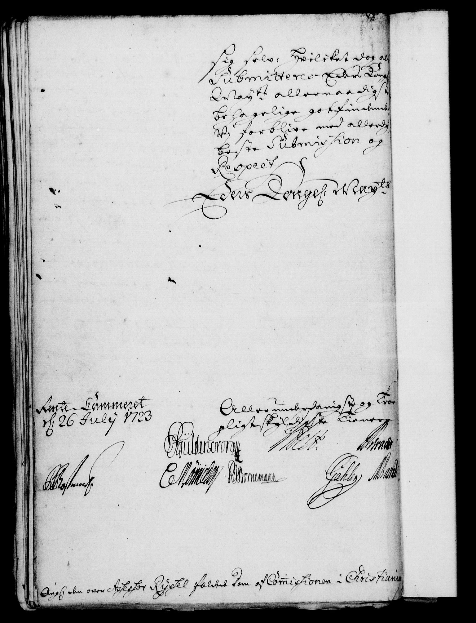 Rentekammeret, Kammerkanselliet, RA/EA-3111/G/Gf/Gfa/L0006: Norsk relasjons- og resolusjonsprotokoll (merket RK 52.6), 1723, s. 941