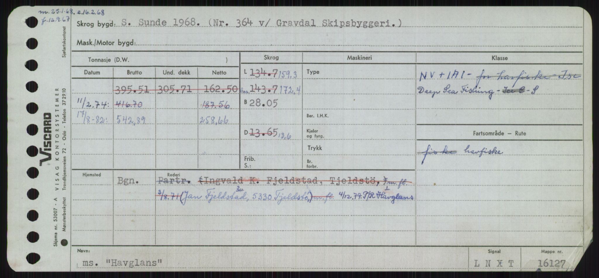 Sjøfartsdirektoratet med forløpere, Skipsmålingen, AV/RA-S-1627/H/Ha/L0002/0002: Fartøy, Eik-Hill / Fartøy, G-Hill, s. 633