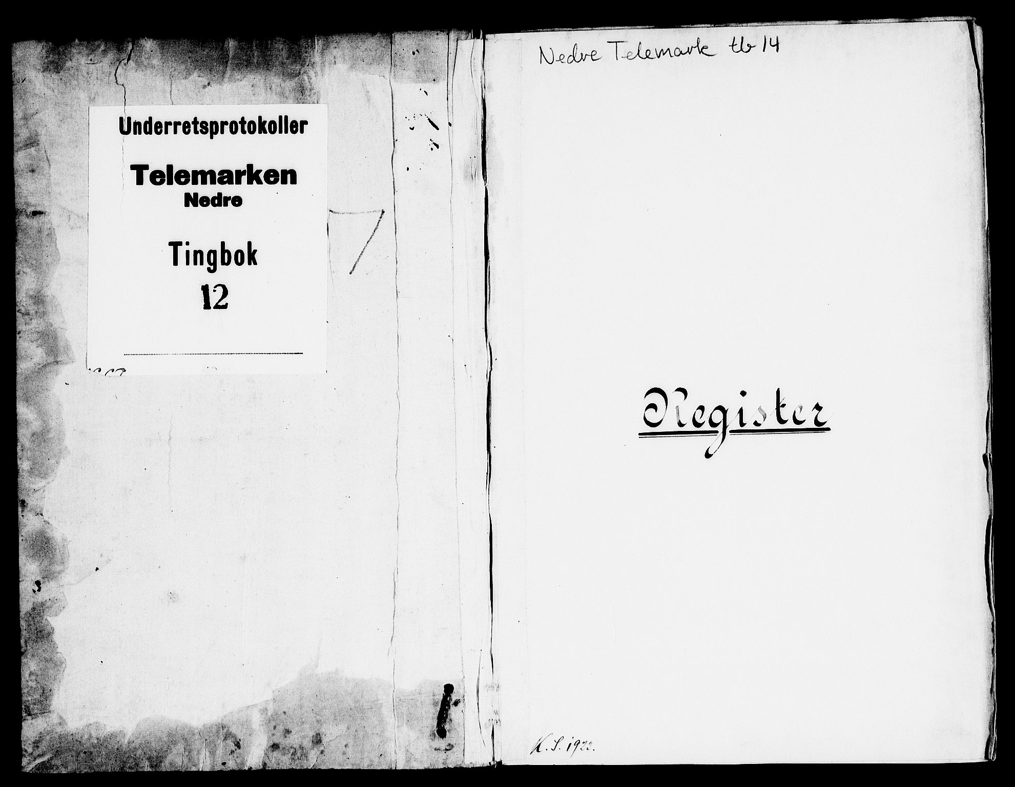 Nedre Telemark sorenskriveri, SAKO/A-135/F/Fa/L0014: Tingbok, 1733-1736