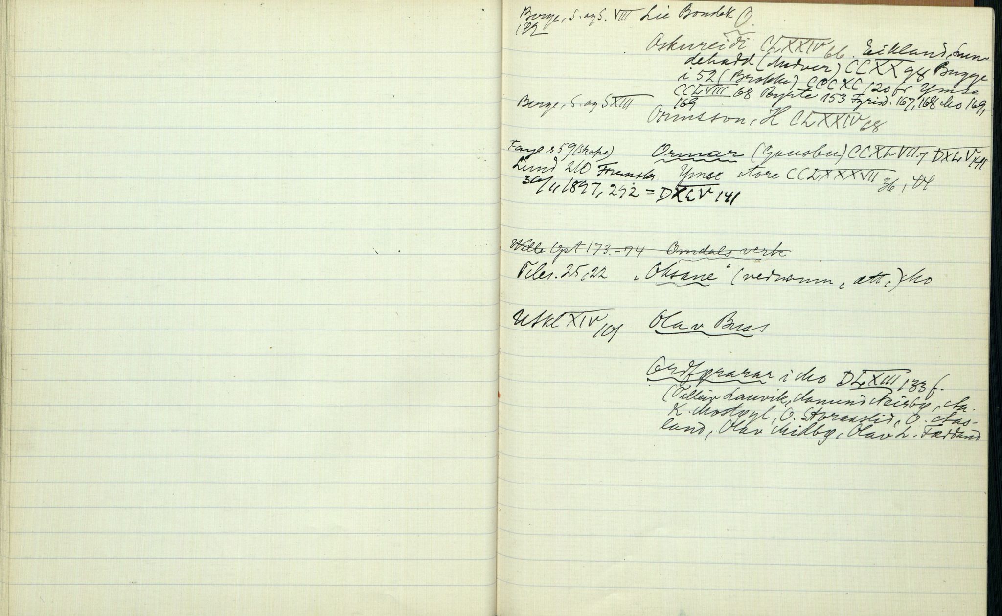 Rikard Berge, TEMU/TGM-A-1003/H/L0006: 6: Katalog yvi Molands sogo (Fyresdal og Mo), 1912