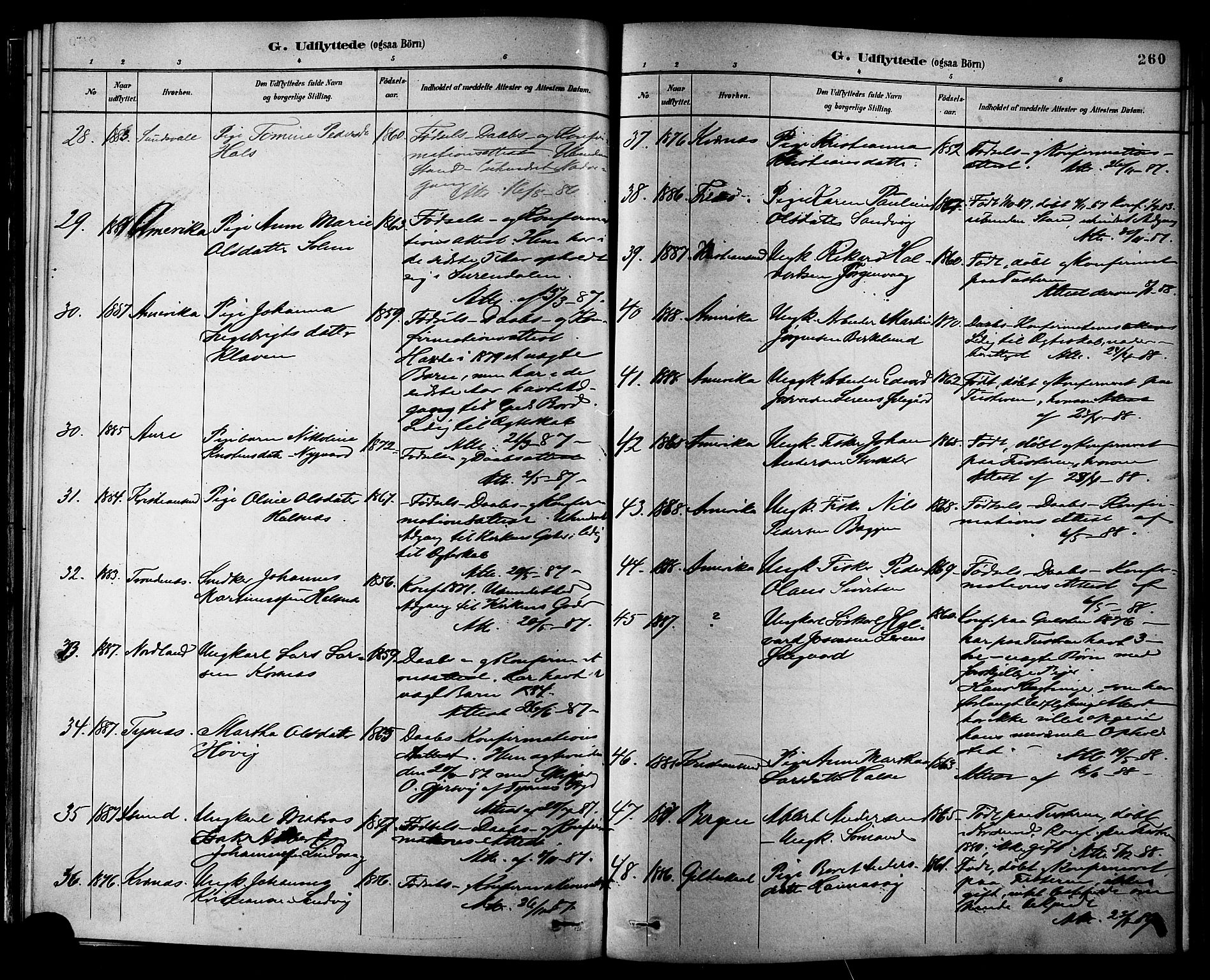 Ministerialprotokoller, klokkerbøker og fødselsregistre - Møre og Romsdal, SAT/A-1454/577/L0896: Ministerialbok nr. 577A03, 1880-1898, s. 260