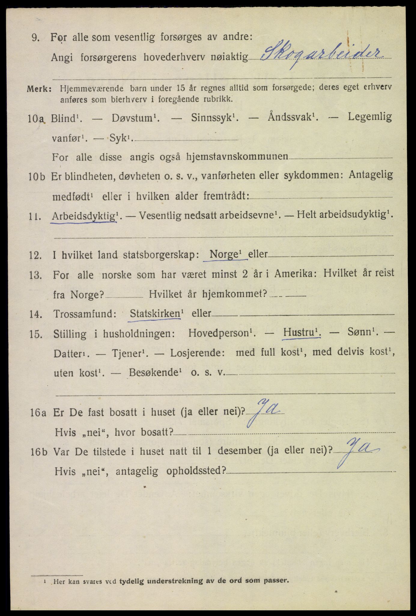 SAH, Folketelling 1920 for 0419 Sør-Odal herred, 1920, s. 9278