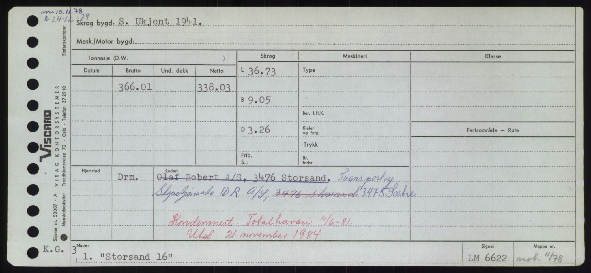 Sjøfartsdirektoratet med forløpere, Skipsmålingen, RA/S-1627/H/Hd/L0036: Fartøy, St, s. 531