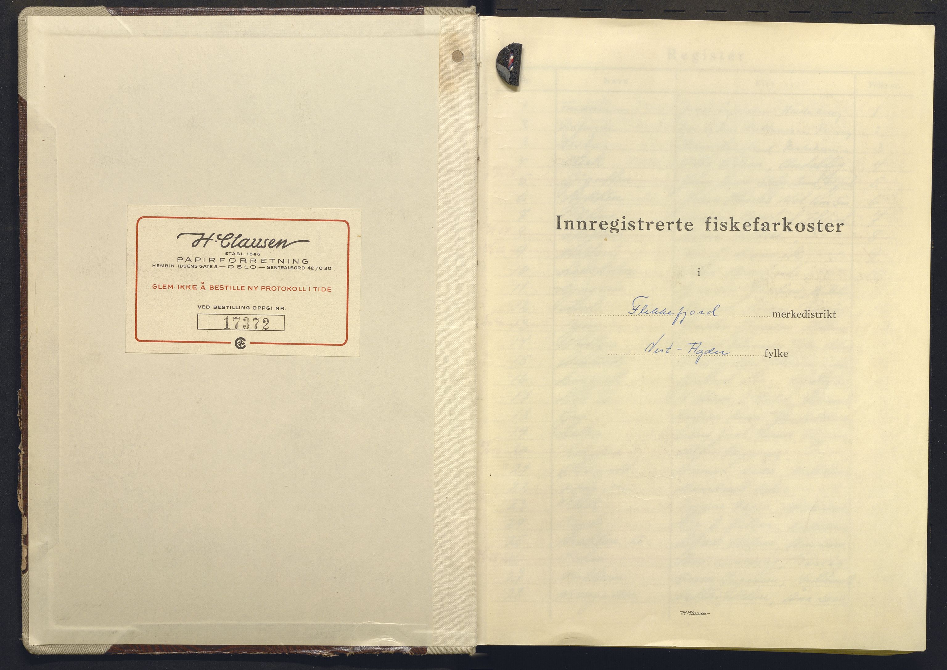 Fiskeridirektoratet - 1 Adm. ledelse - 13 Båtkontoret, AV/SAB-A-2003/I/Ia/Iaj/L0007: 135.1004/3 Merkeprotokoll - Flekkefjord, 1964-1969