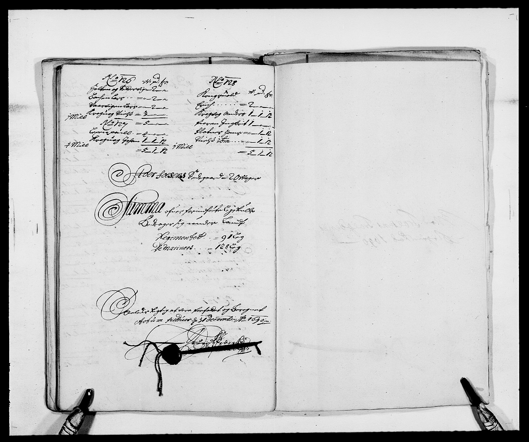 Rentekammeret inntil 1814, Reviderte regnskaper, Fogderegnskap, AV/RA-EA-4092/R57/L3848: Fogderegnskap Fosen, 1690-1691, s. 118
