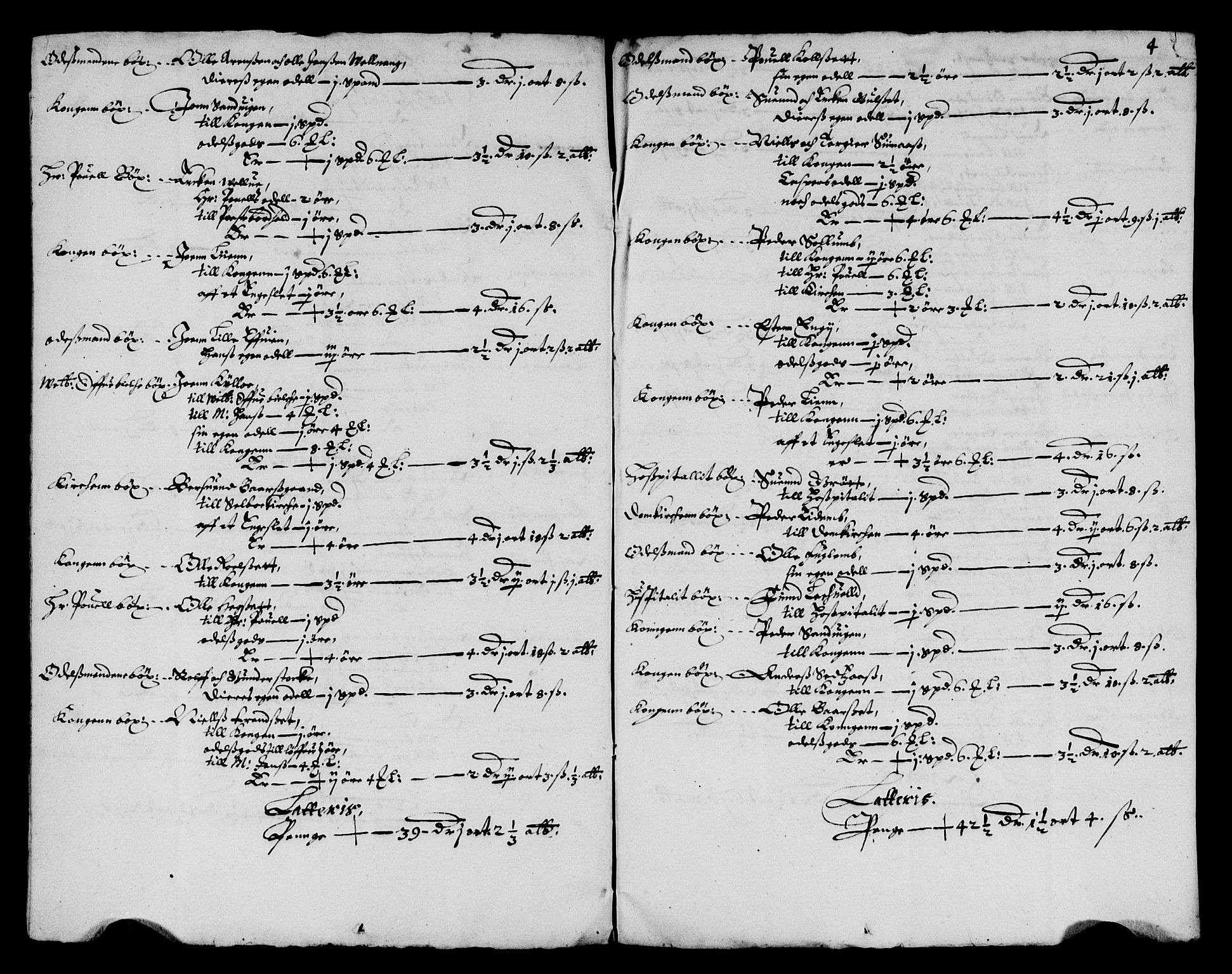 Rentekammeret inntil 1814, Reviderte regnskaper, Lensregnskaper, AV/RA-EA-5023/R/Rb/Rbw/L0127: Trondheim len, 1656-1657