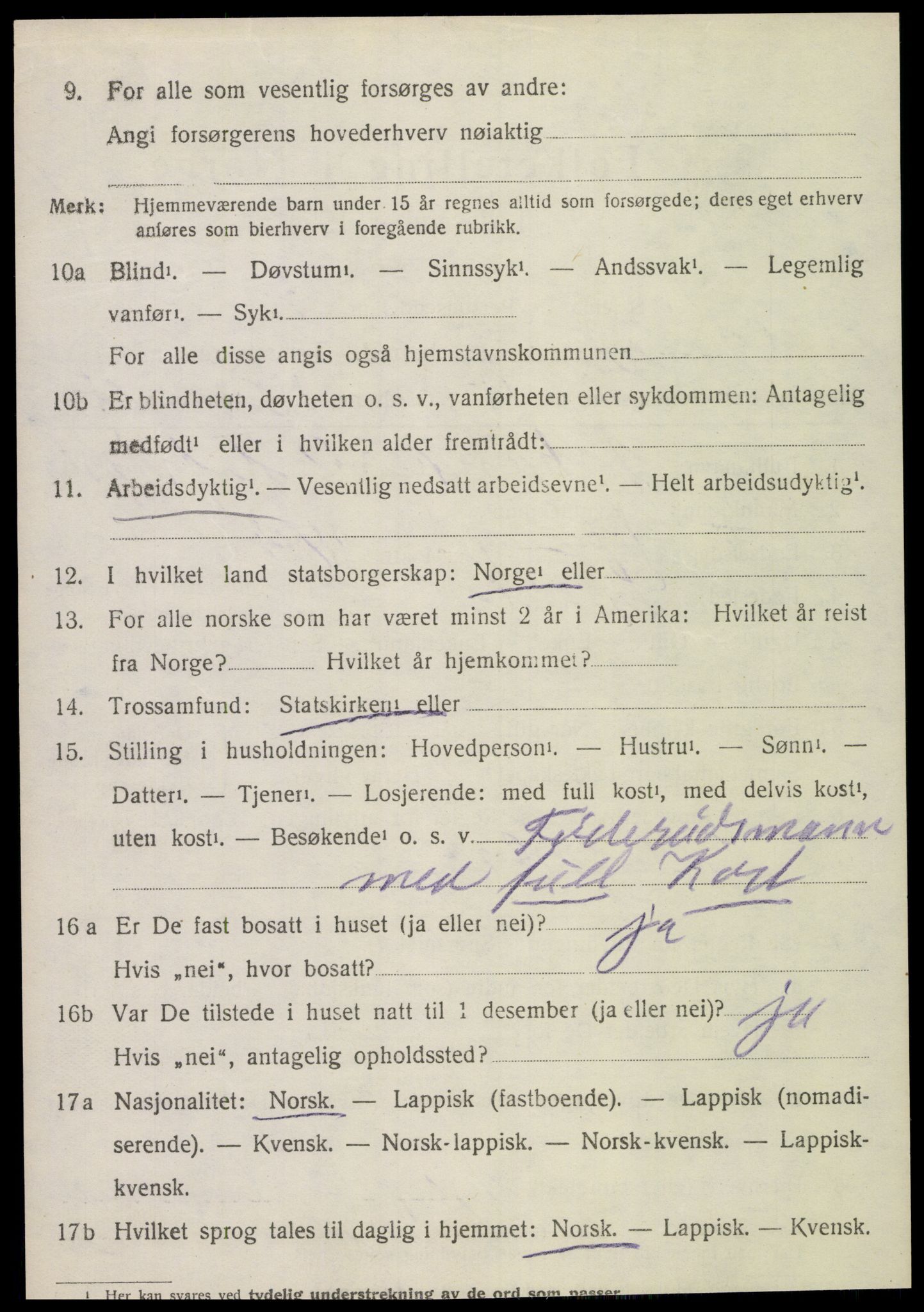 SAT, Folketelling 1920 for 1731 Sparbu herred, 1920, s. 5214