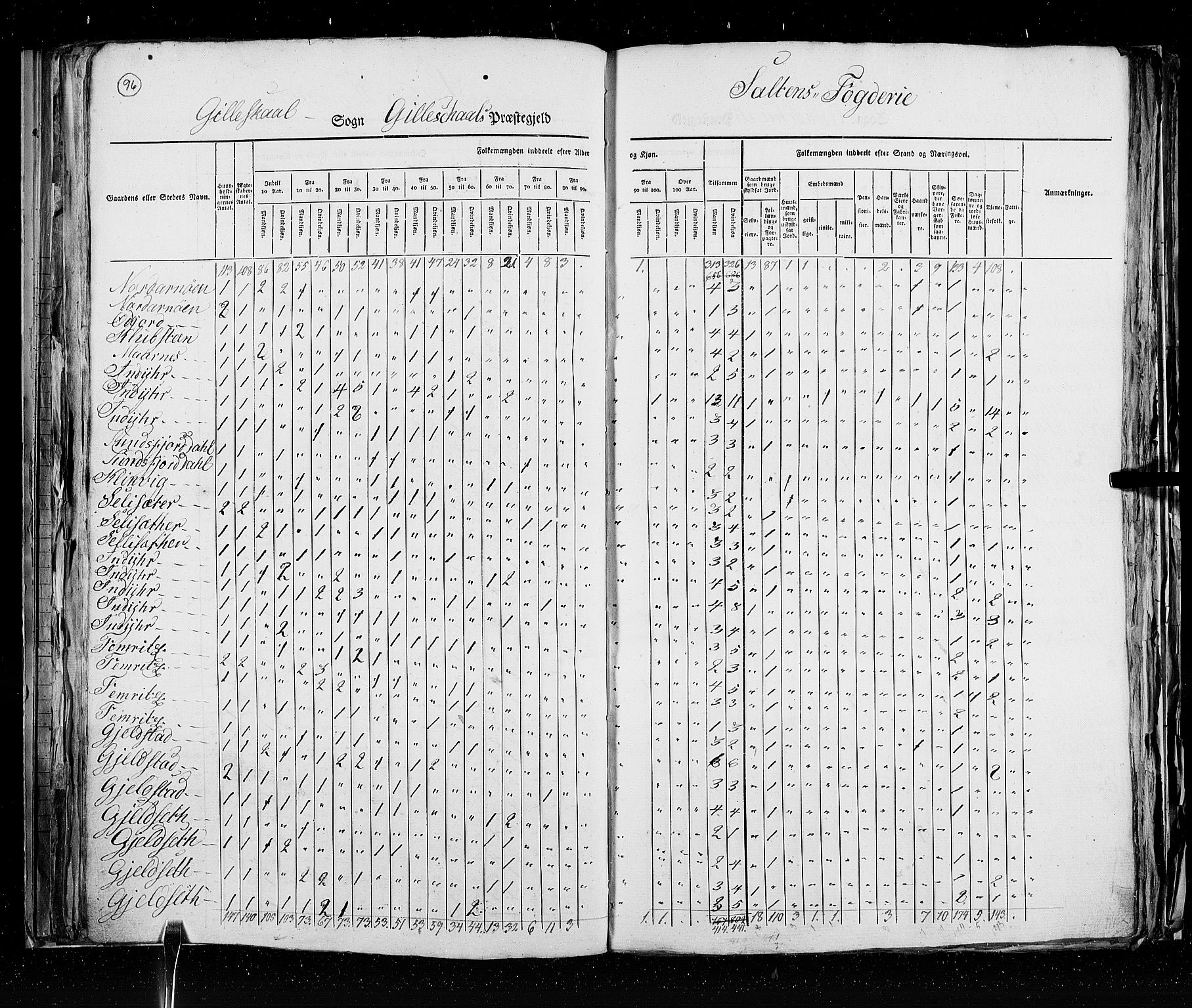 RA, Folketellingen 1825, bind 18: Nordland amt, 1825, s. 96