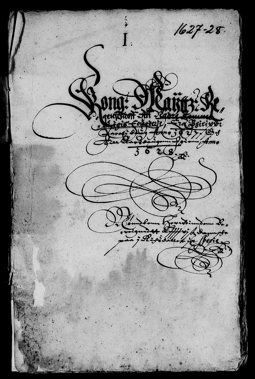 Rentekammeret inntil 1814, Reviderte regnskaper, Lensregnskaper, RA/EA-5023/R/Rb/Rba/L0081: Akershus len, 1627-1628