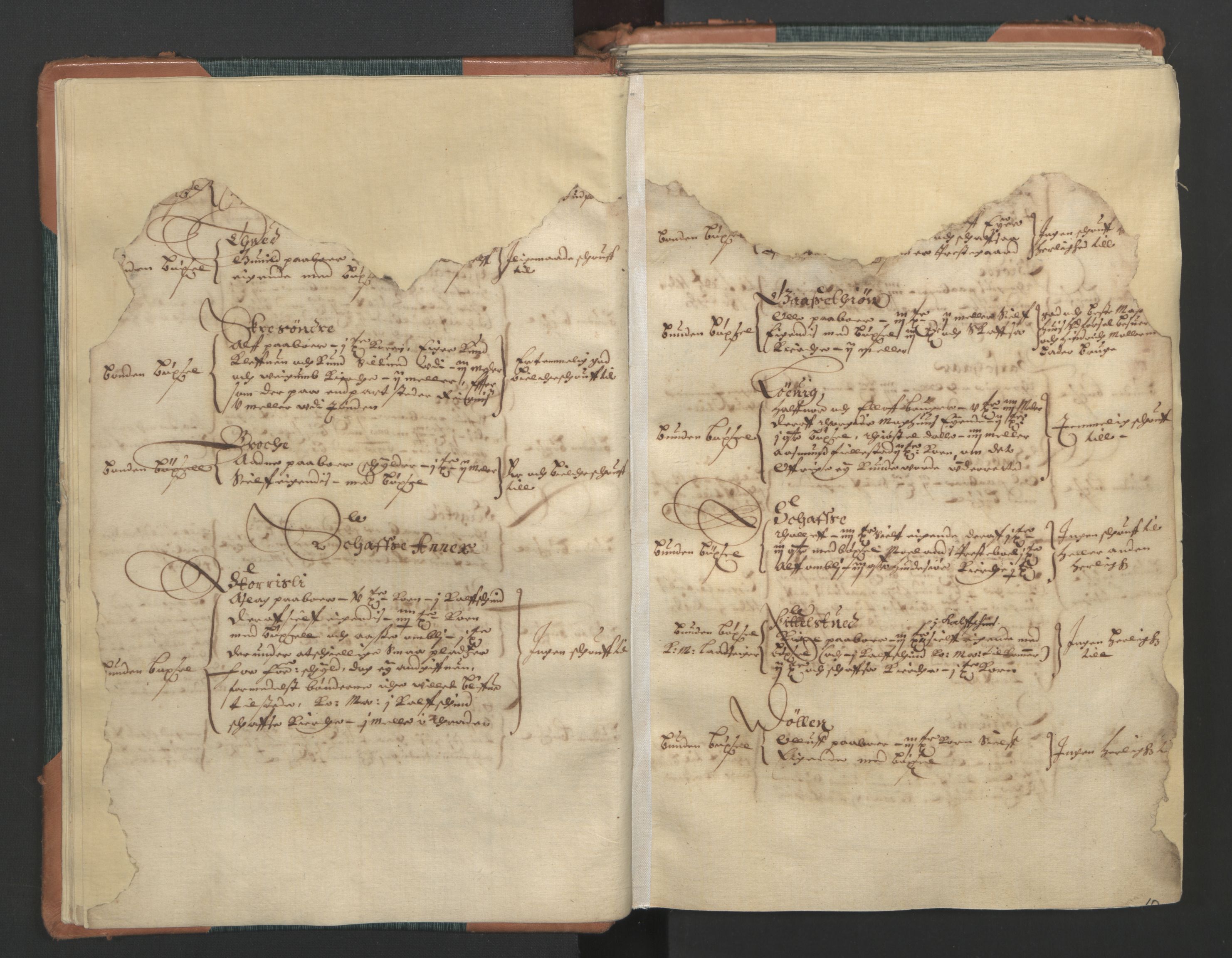 Rentekammeret inntil 1814, Realistisk ordnet avdeling, AV/RA-EA-4070/L/L0017: Skien lagdømme. Alminnelig jordebok for Telemark, Bamble og Numedal, 1661, s. 9b-10a