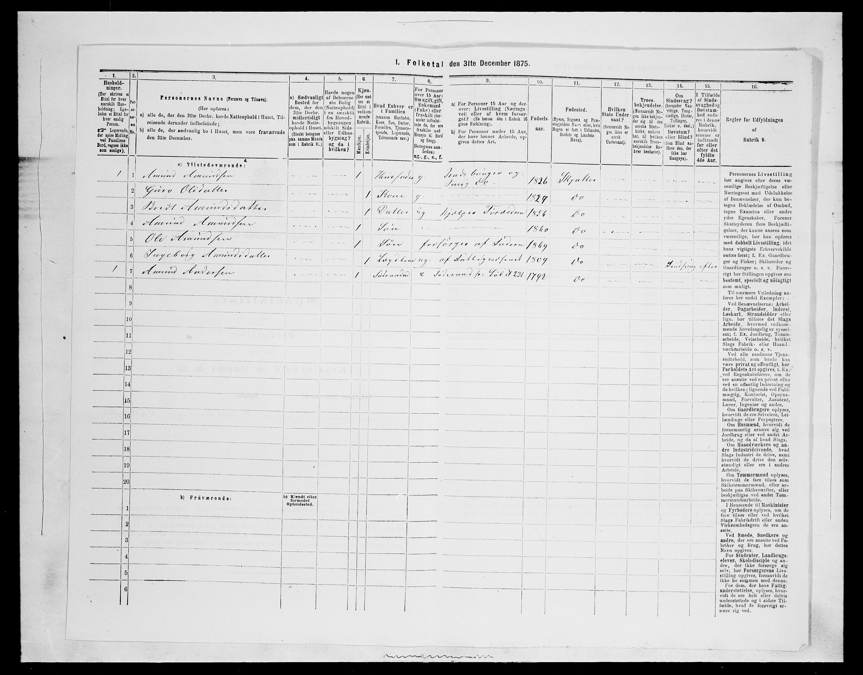 SAH, Folketelling 1875 for 0513P Skjåk prestegjeld, 1875, s. 728