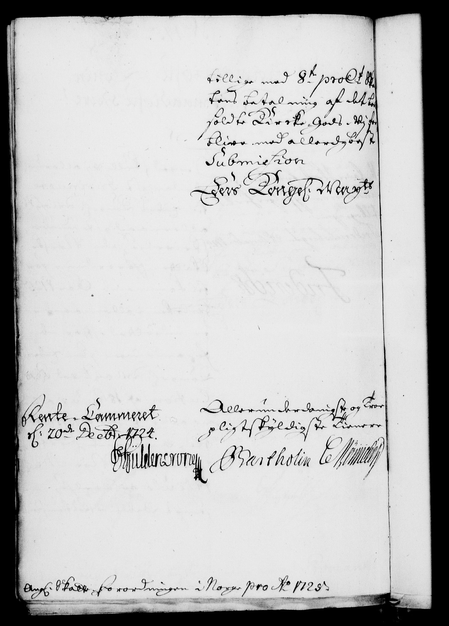 Rentekammeret, Kammerkanselliet, RA/EA-3111/G/Gf/Gfa/L0007: Norsk relasjons- og resolusjonsprotokoll (merket RK 52.7), 1724, s. 938