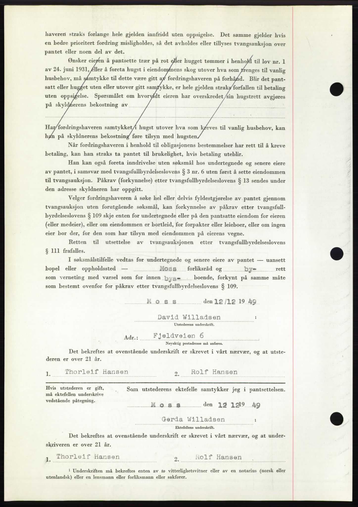 Moss sorenskriveri, SAO/A-10168: Pantebok nr. B23, 1949-1950, Dagboknr: 428/1950