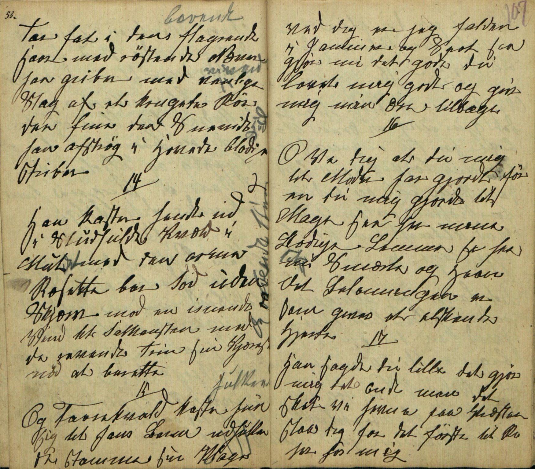 Rikard Berge, TEMU/TGM-A-1003/F/L0005/0018: 160-200 / 177 Handskriven visebok. Tilhører Aasheim af Sigjords Præstegjeld, 1870. Vise, 1870, s. 106-107