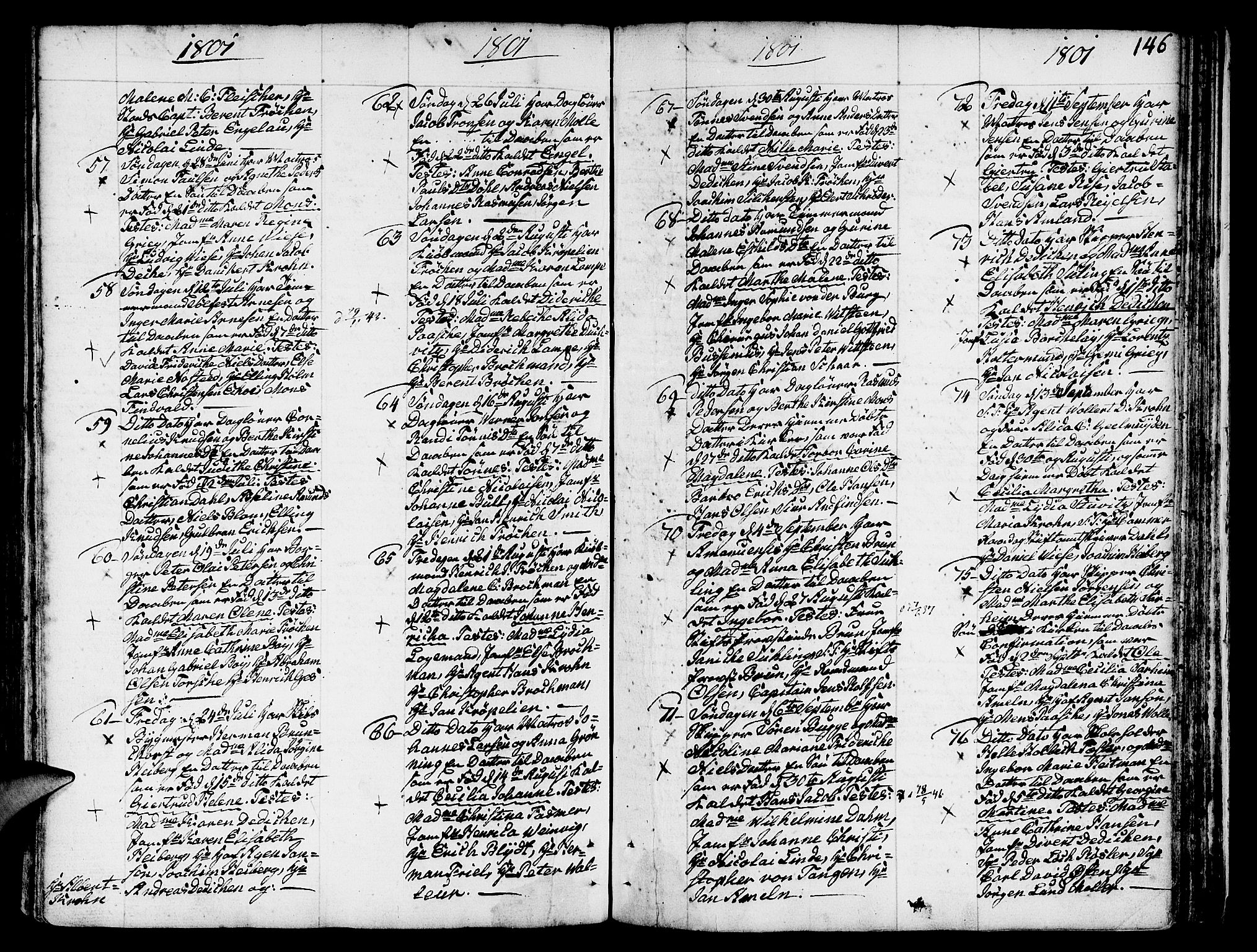 Nykirken Sokneprestembete, AV/SAB-A-77101/H/Haa/L0005: Ministerialbok nr. A 5, 1775-1808, s. 146