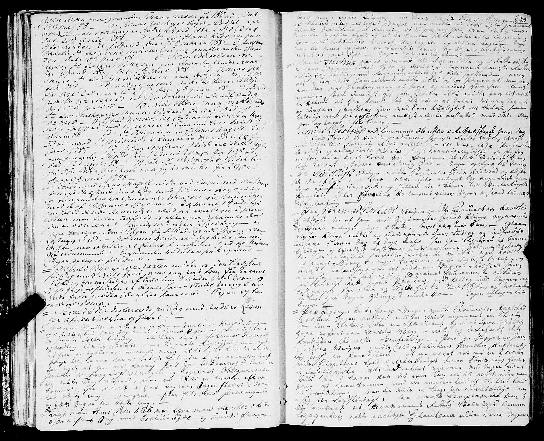 Stjør- og Verdal sorenskriveri, AV/SAT-A-4167/1/1/1Aa/L0017: Tingbok, 1788-1792, s. 29b-30a
