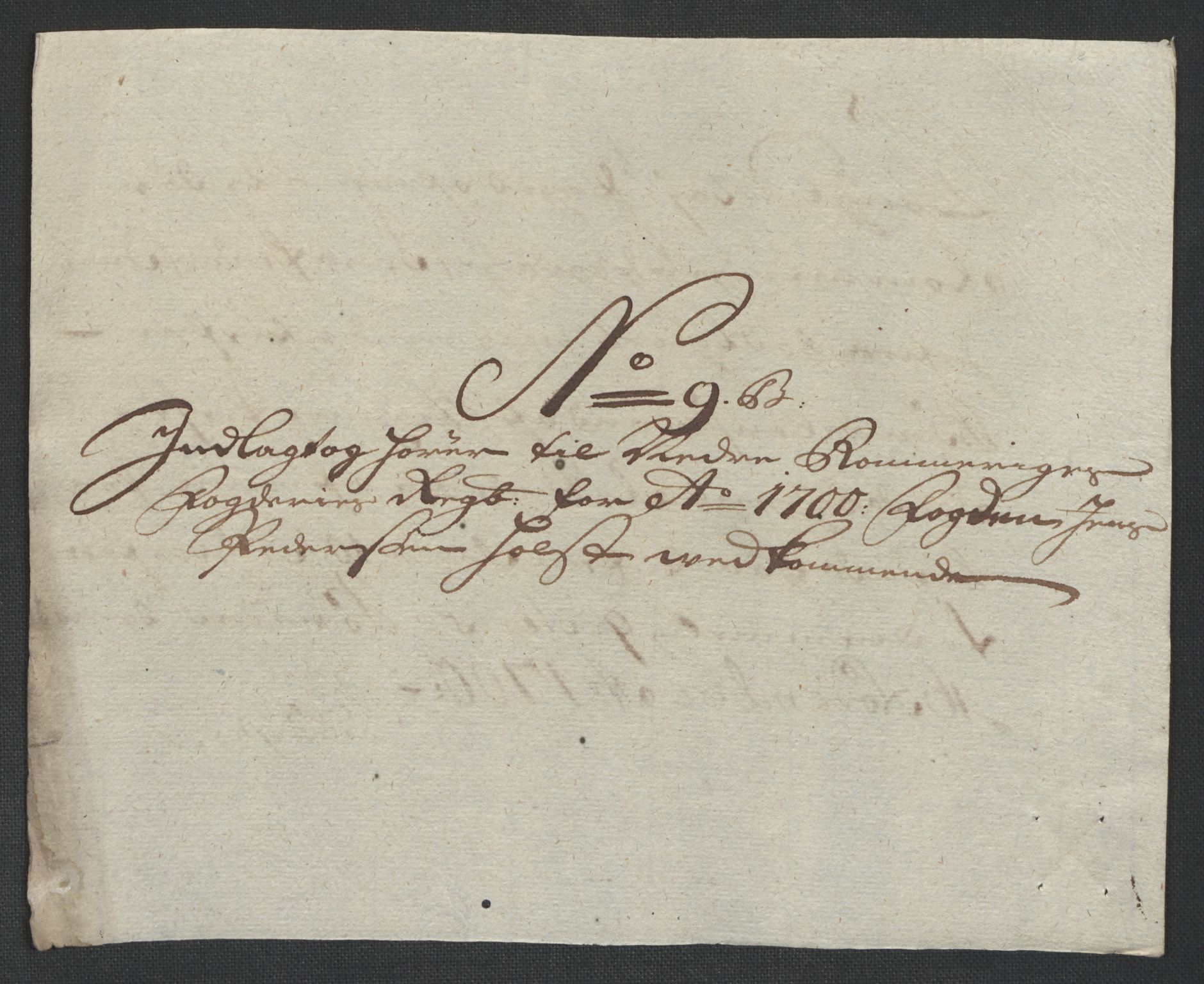 Rentekammeret inntil 1814, Reviderte regnskaper, Fogderegnskap, AV/RA-EA-4092/R11/L0583: Fogderegnskap Nedre Romerike, 1700, s. 258