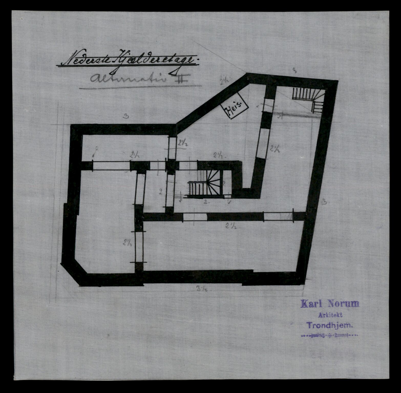 Fortidsminneforeningen, Den trønderske avdeling, AV/SAT-PA-0592/D/Da/L0035: Sakarkiv etter nøkkel, s. 331