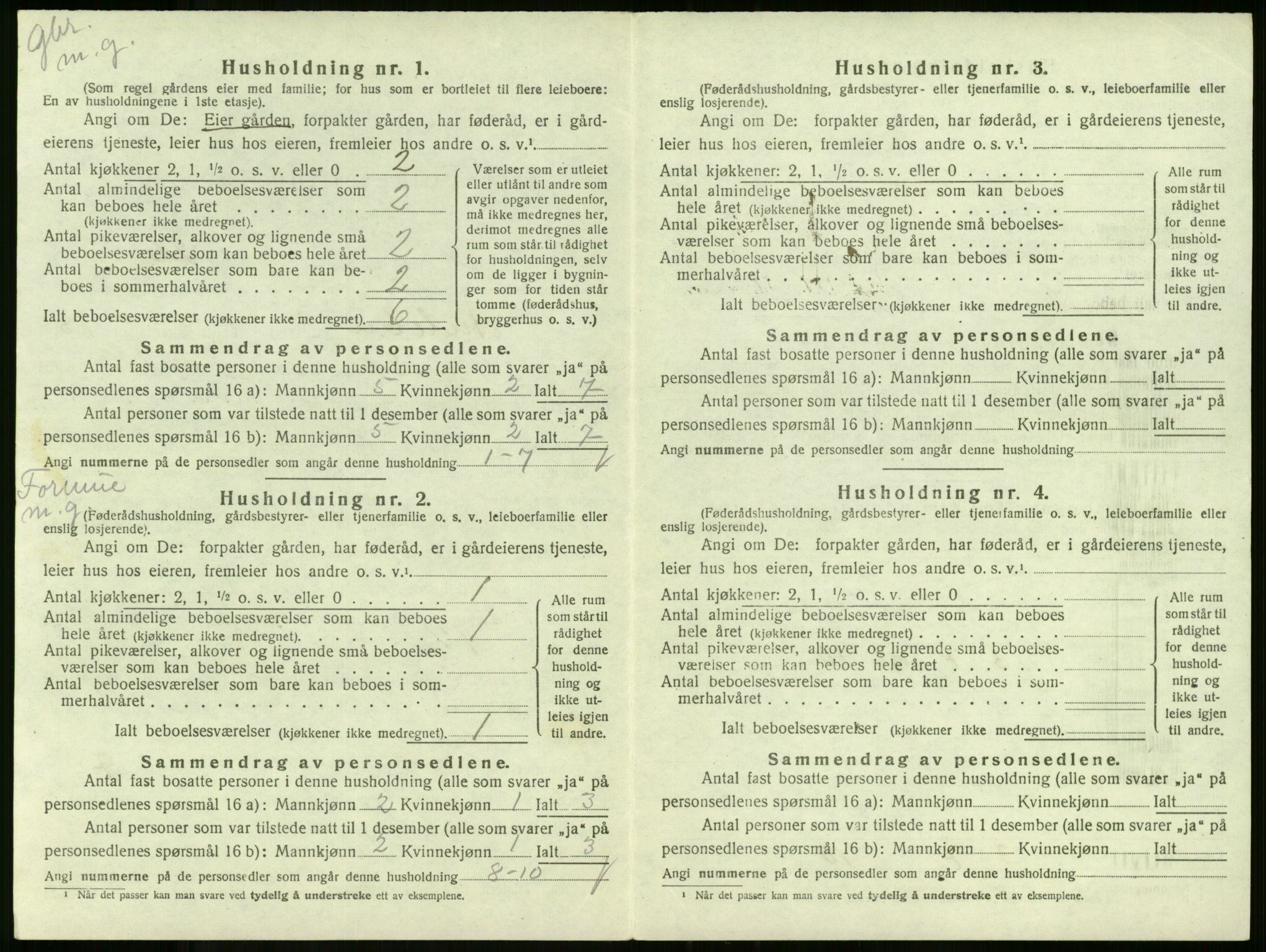 SAKO, Folketelling 1920 for 0719 Andebu herred, 1920, s. 1031