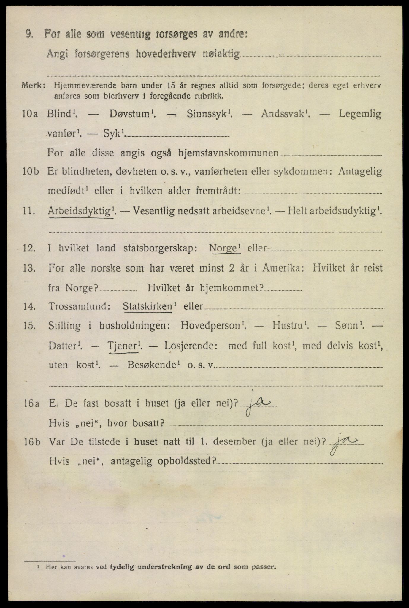 SAKO, Folketelling 1920 for 0824 Gransherad herred, 1920, s. 1979