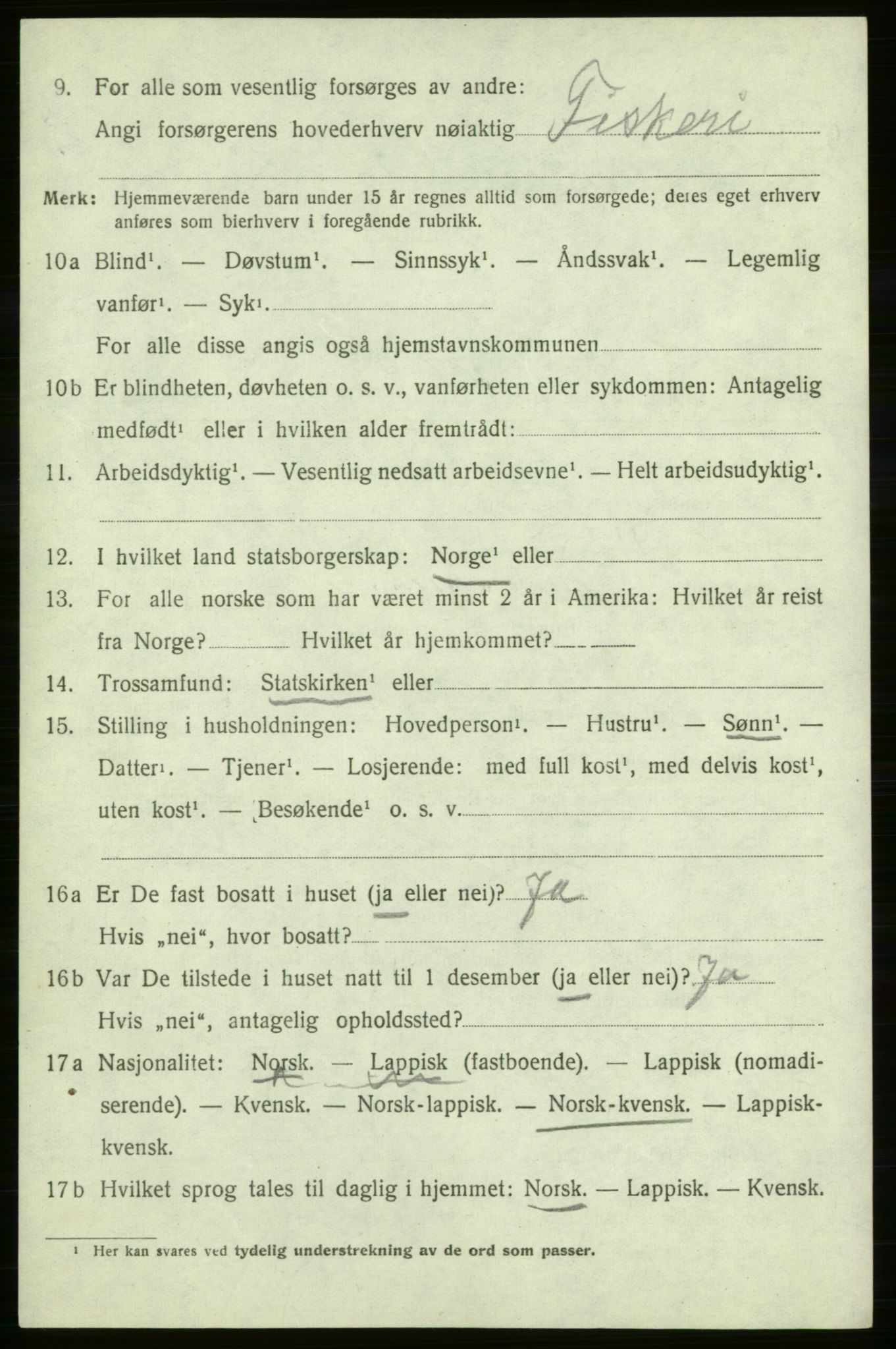 SATØ, Folketelling 1920 for 2018 Måsøy herred, 1920, s. 1185