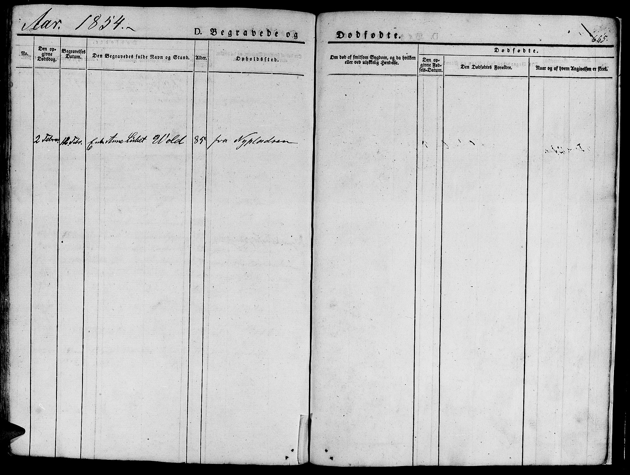 Ministerialprotokoller, klokkerbøker og fødselsregistre - Sør-Trøndelag, SAT/A-1456/681/L0939: Klokkerbok nr. 681C03, 1829-1855, s. 665