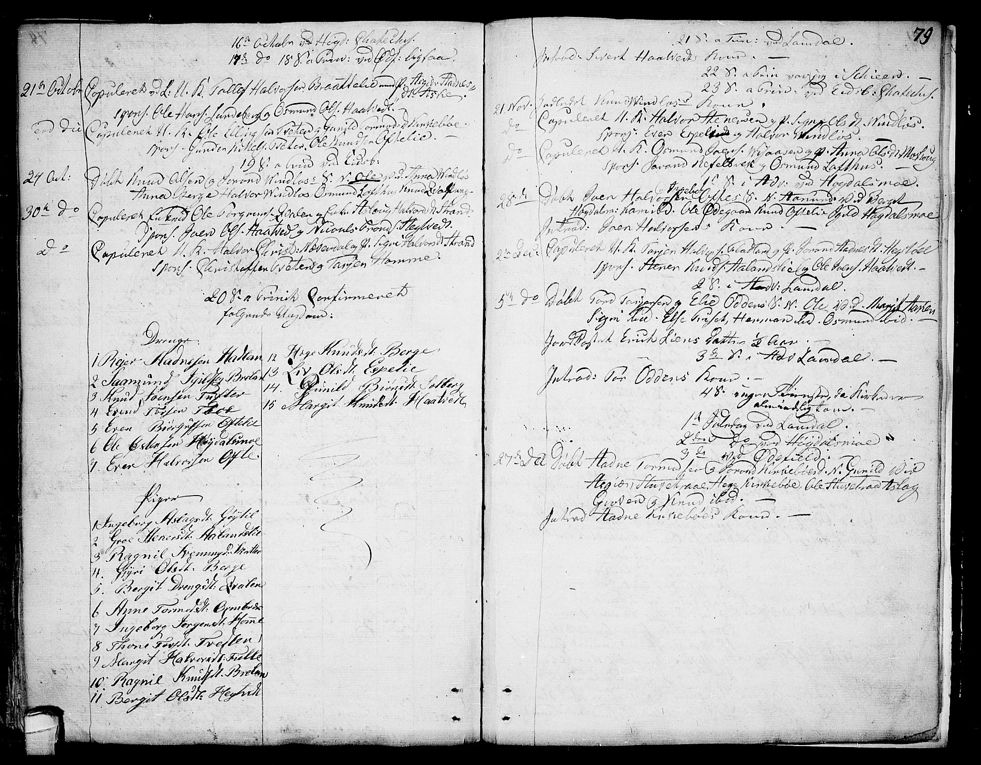Lårdal kirkebøker, SAKO/A-284/F/Fa/L0004: Ministerialbok nr. I 4, 1790-1814, s. 79