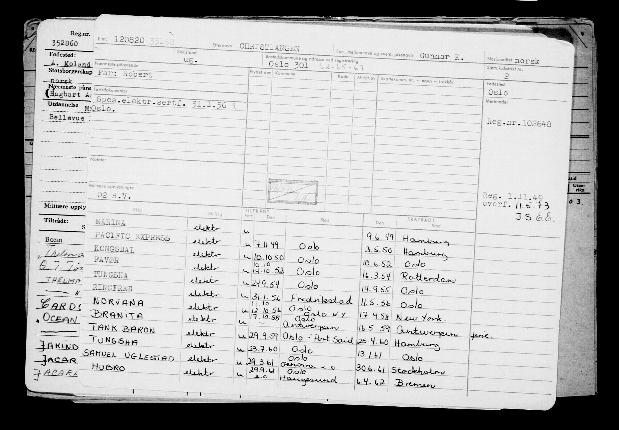 Direktoratet for sjømenn, AV/RA-S-3545/G/Gb/L0184: Hovedkort, 1920, s. 248