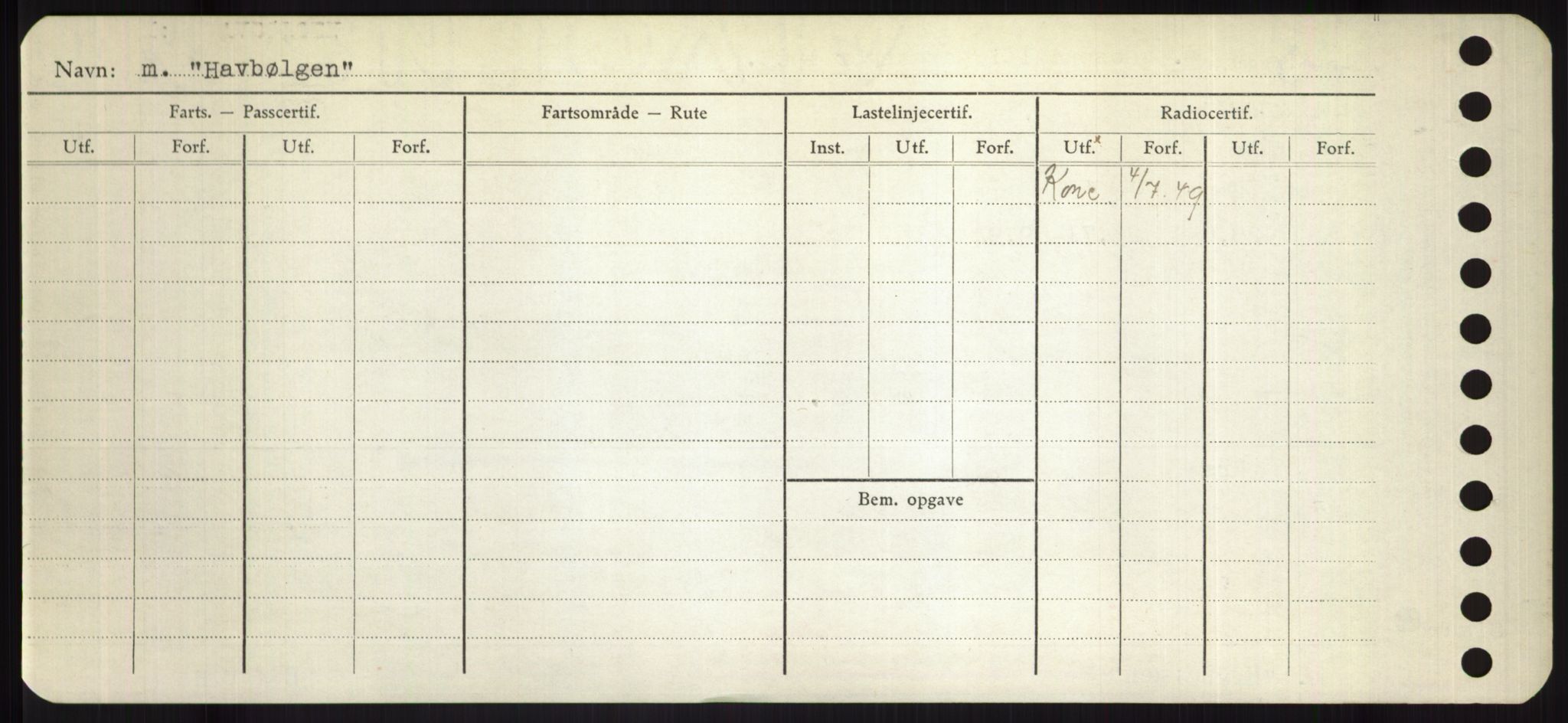 Sjøfartsdirektoratet med forløpere, Skipsmålingen, AV/RA-S-1627/H/Hd/L0014: Fartøy, H-Havl, s. 496