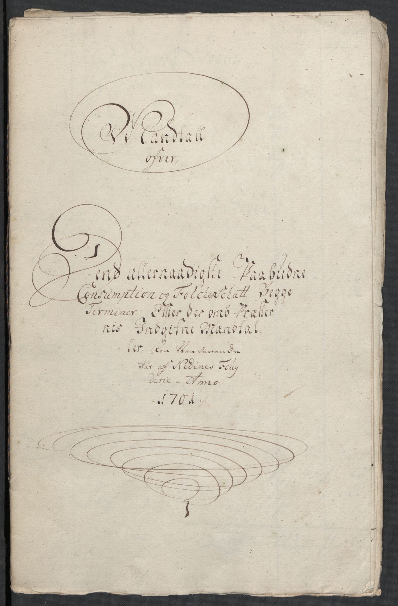 Rentekammeret inntil 1814, Reviderte regnskaper, Fogderegnskap, RA/EA-4092/R39/L2315: Fogderegnskap Nedenes, 1700-1701, s. 251