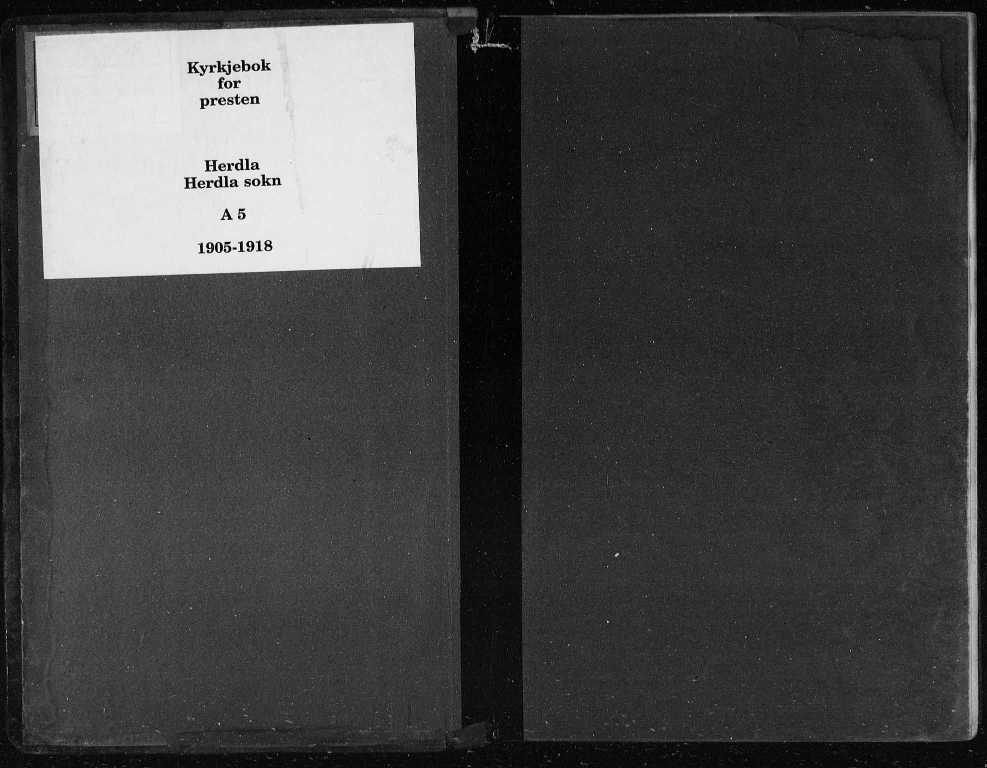 Herdla Sokneprestembete, SAB/A-75701/H/Haa: Ministerialbok nr. A 5, 1905-1918