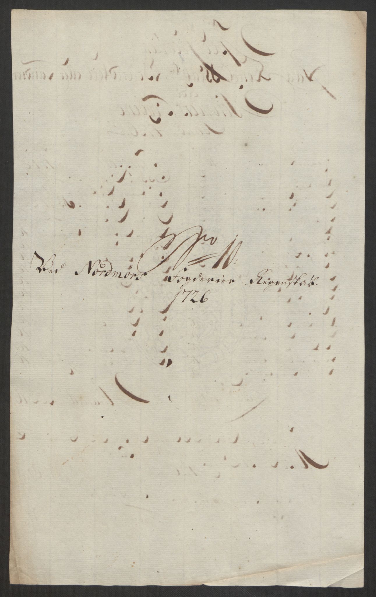 Rentekammeret inntil 1814, Reviderte regnskaper, Fogderegnskap, RA/EA-4092/R56/L3759: Fogderegnskap Nordmøre, 1726, s. 136
