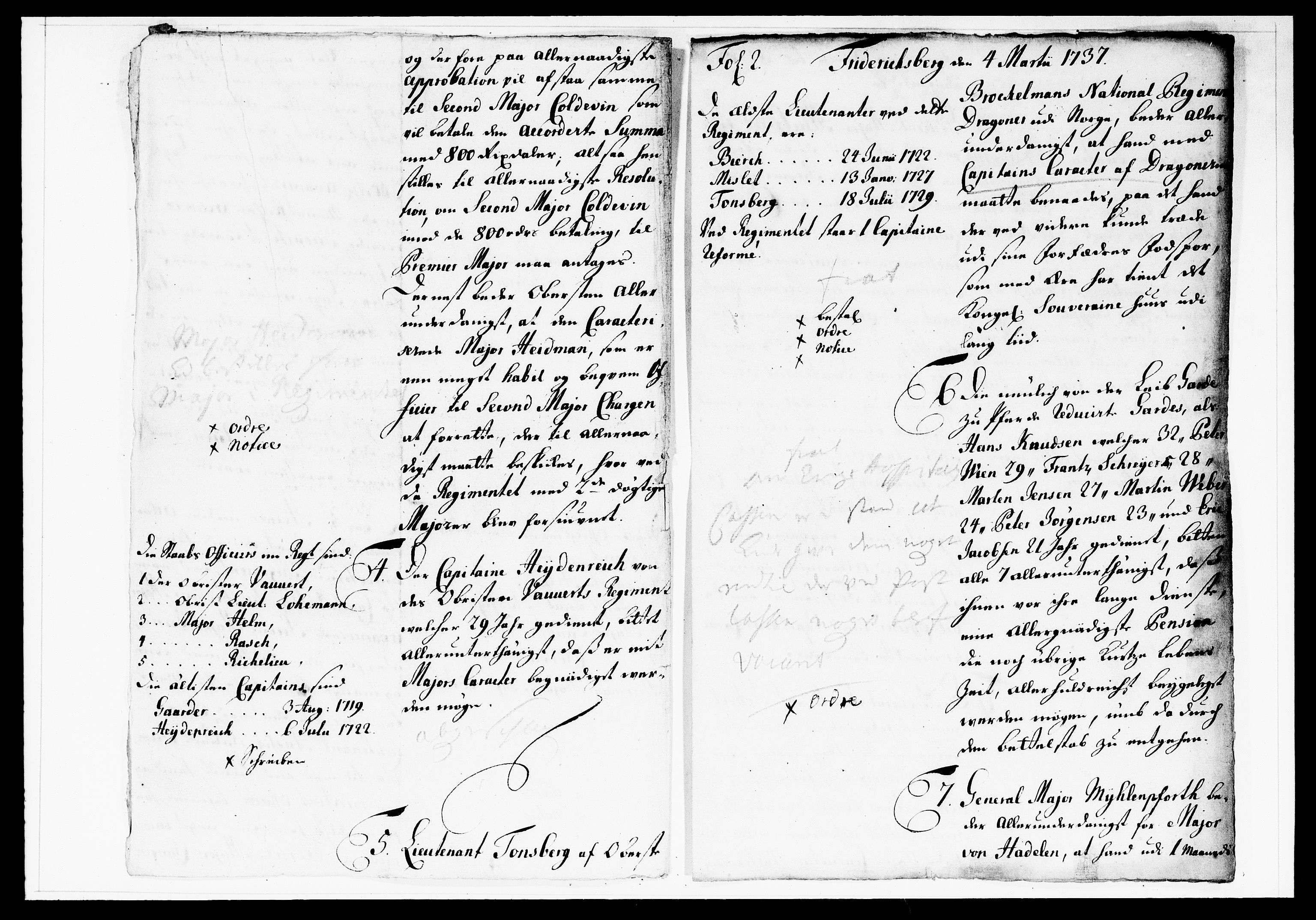 Krigskollegiet, Krigskancelliet, DRA/A-0006/-/1138-1142: Refererede sager, 1737, s. 78