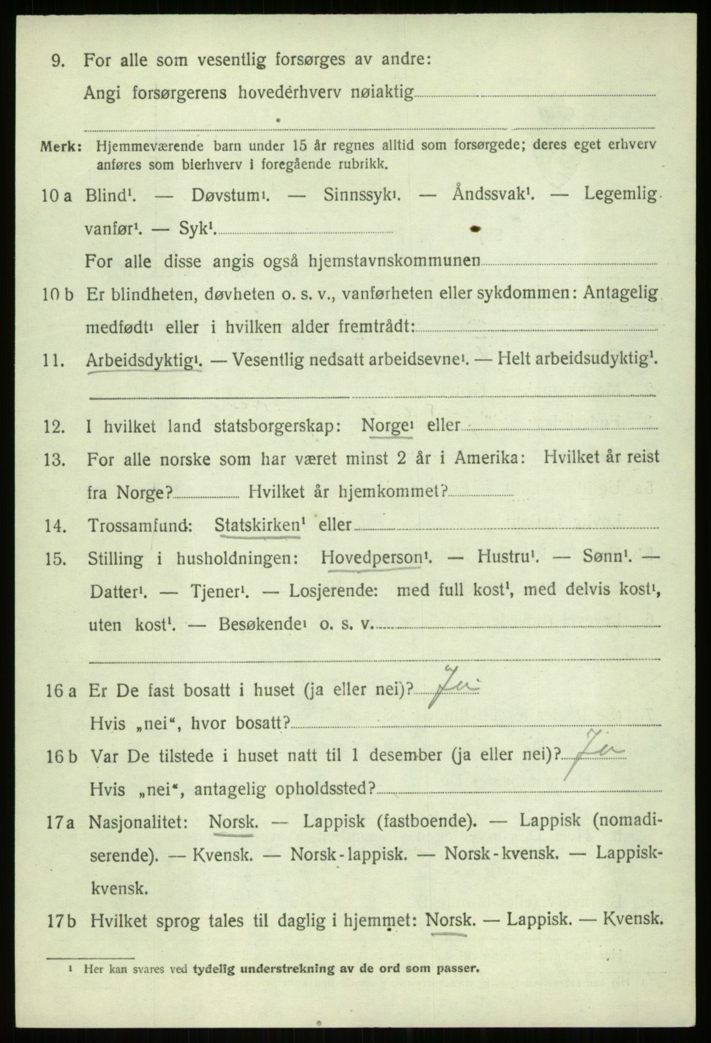 SATØ, Folketelling 1920 for 1917 Ibestad herred, 1920, s. 9846