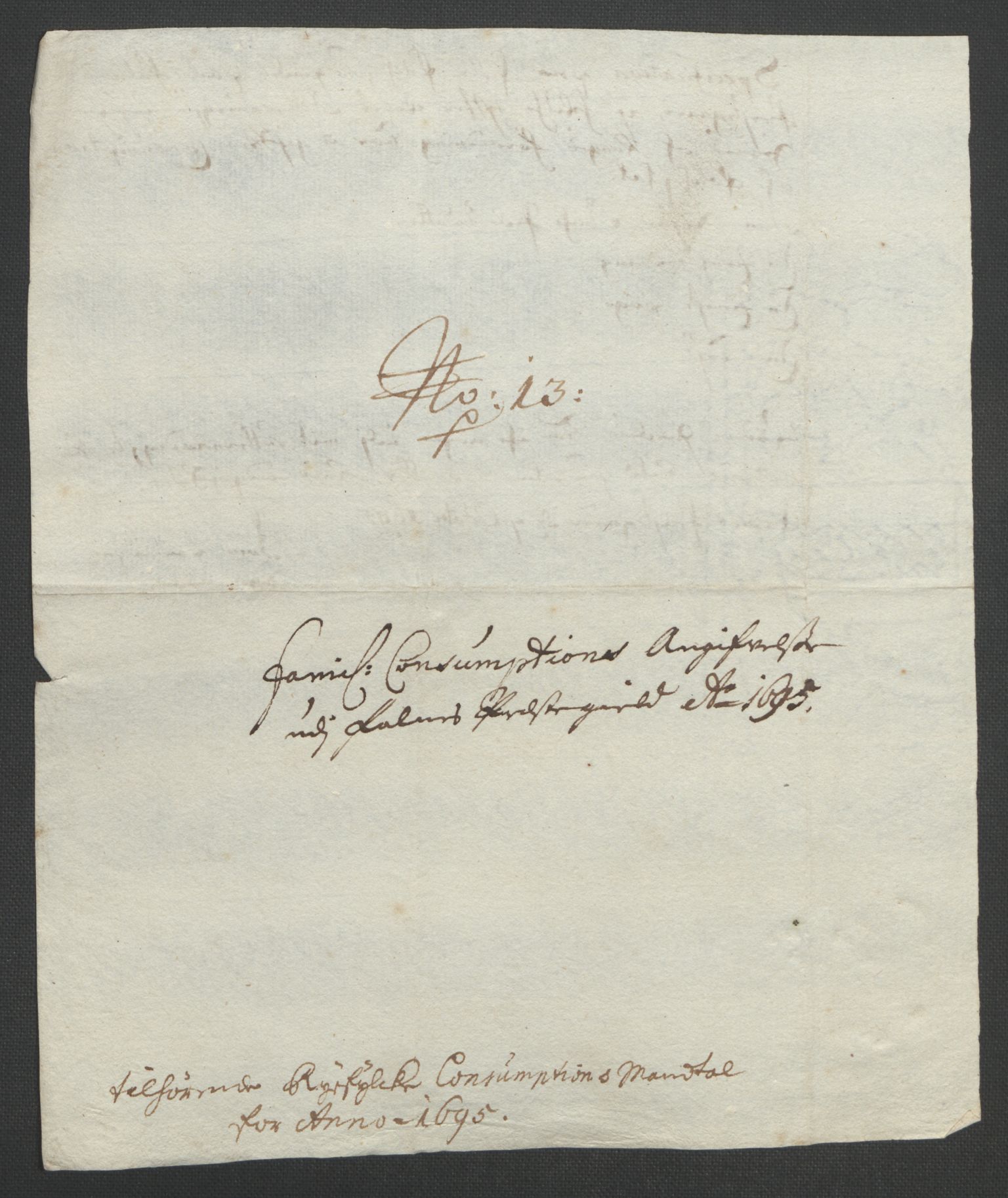 Rentekammeret inntil 1814, Reviderte regnskaper, Fogderegnskap, AV/RA-EA-4092/R47/L2857: Fogderegnskap Ryfylke, 1694-1696, s. 174