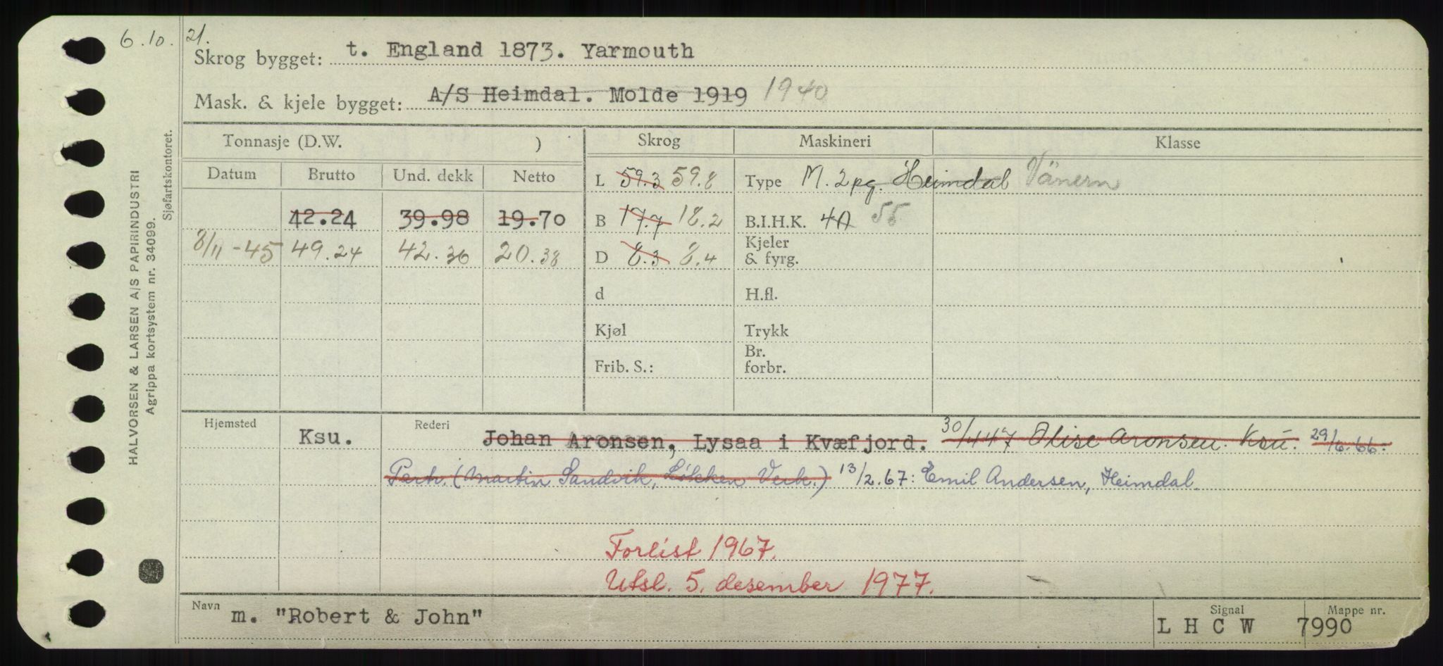 Sjøfartsdirektoratet med forløpere, Skipsmålingen, AV/RA-S-1627/H/Hd/L0031: Fartøy, Rju-Sam, s. 21