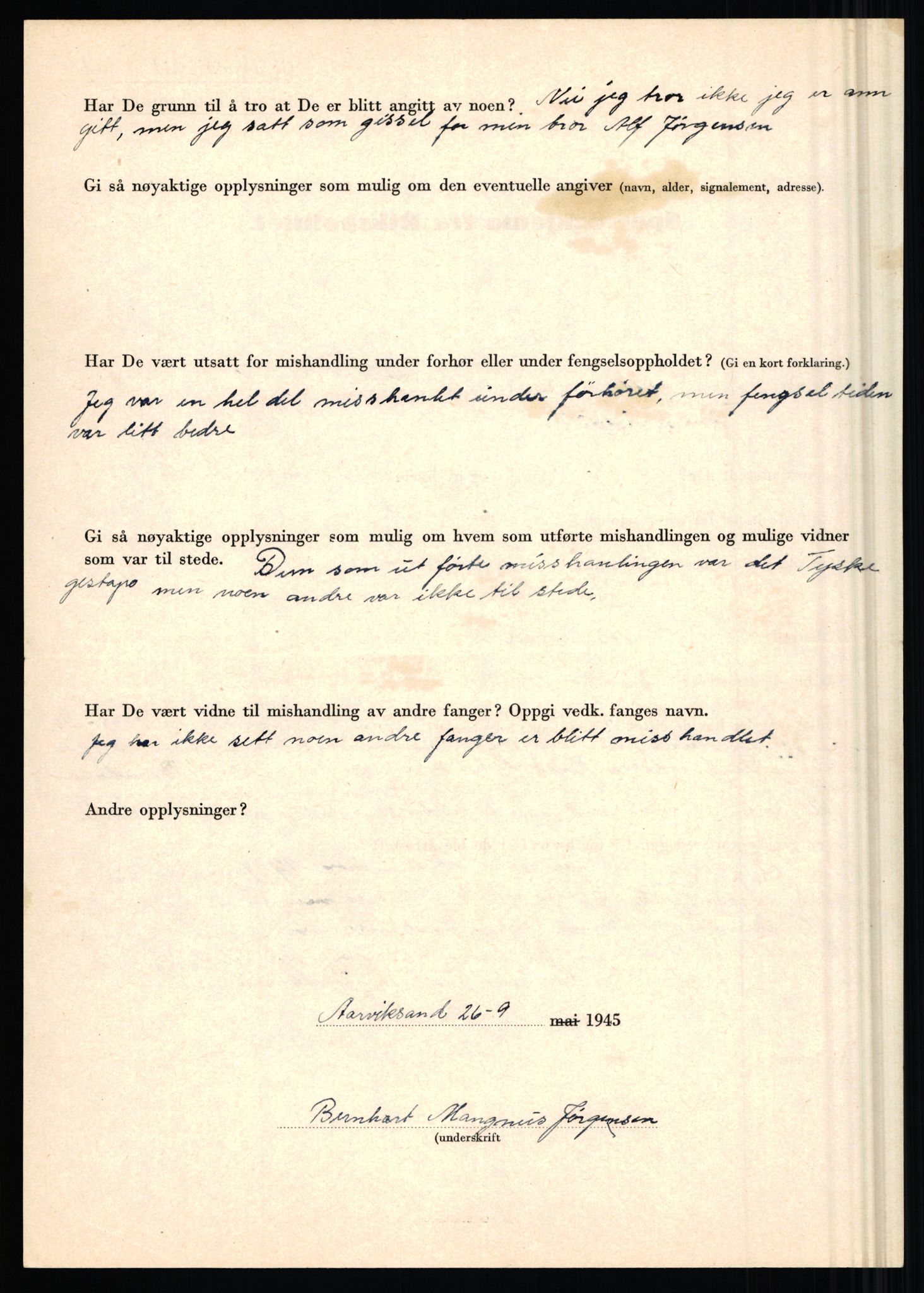 Rikspolitisjefen, AV/RA-S-1560/L/L0008: Jaffe, Bernhard - Karset, Helge Hafsahl, 1940-1945, s. 1110
