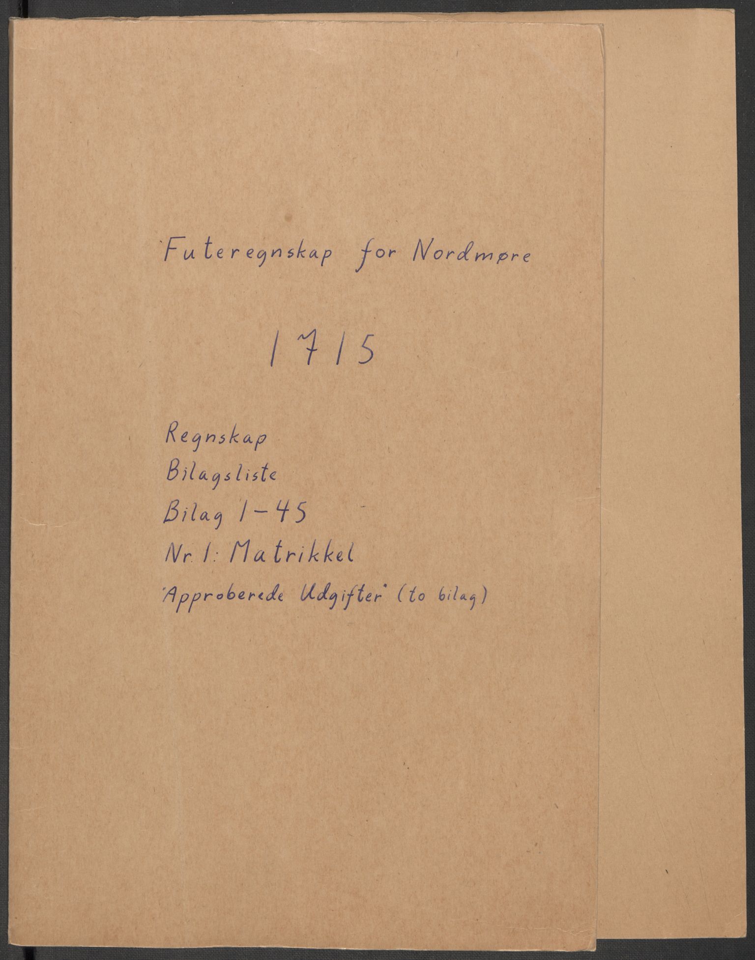 Rentekammeret inntil 1814, Reviderte regnskaper, Fogderegnskap, RA/EA-4092/R56/L3748: Fogderegnskap Nordmøre, 1714-1715, s. 321