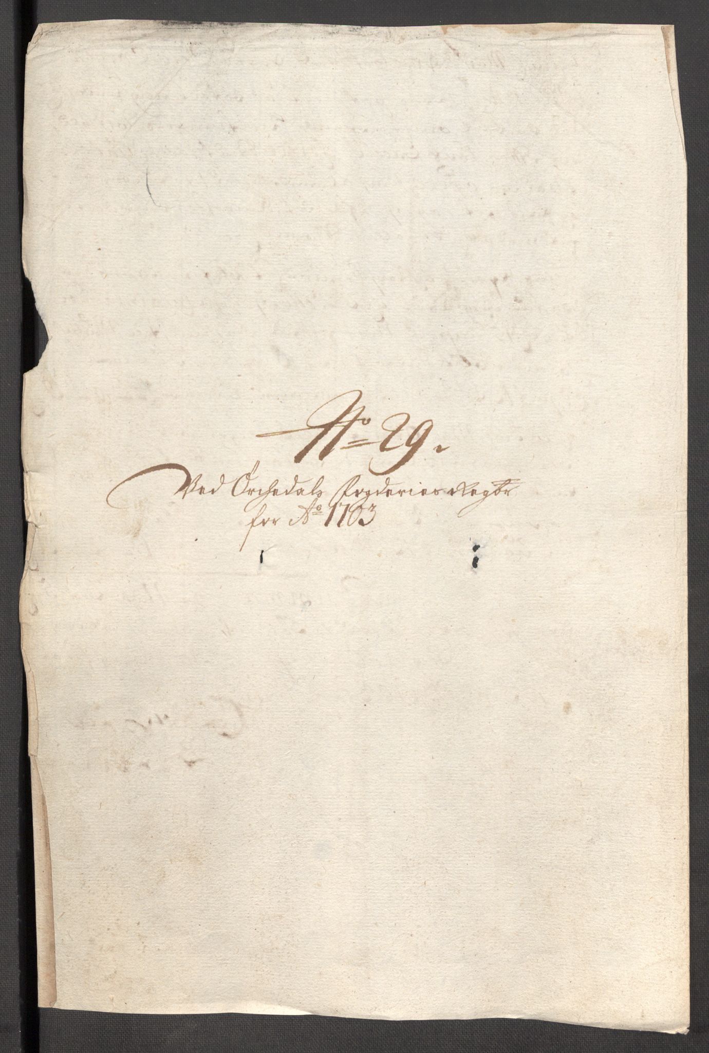 Rentekammeret inntil 1814, Reviderte regnskaper, Fogderegnskap, RA/EA-4092/R60/L3953: Fogderegnskap Orkdal og Gauldal, 1703, s. 231