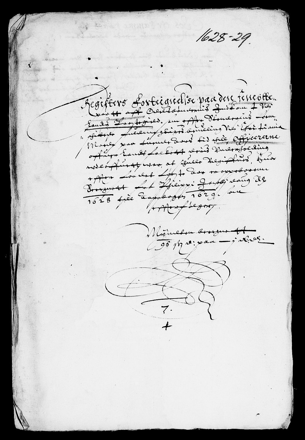 Rentekammeret inntil 1814, Reviderte regnskaper, Lensregnskaper, RA/EA-5023/R/Rb/Rba/L0093: Akershus len, 1627-1629