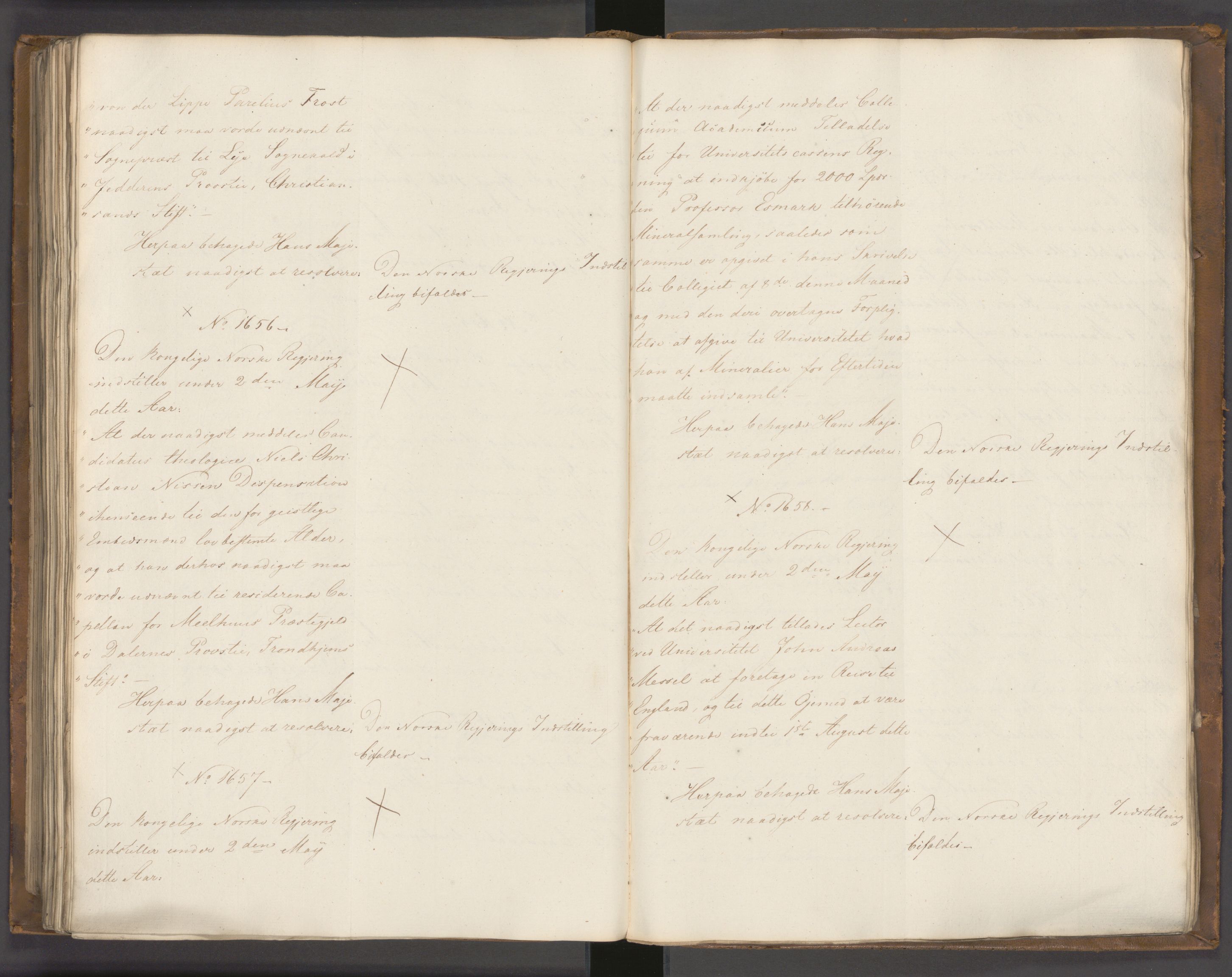 Statsrådssekretariatet, AV/RA-S-1001/A/Ab/L0022: Kgl. res. nr. 1210-1721, 1. halvår, 1826